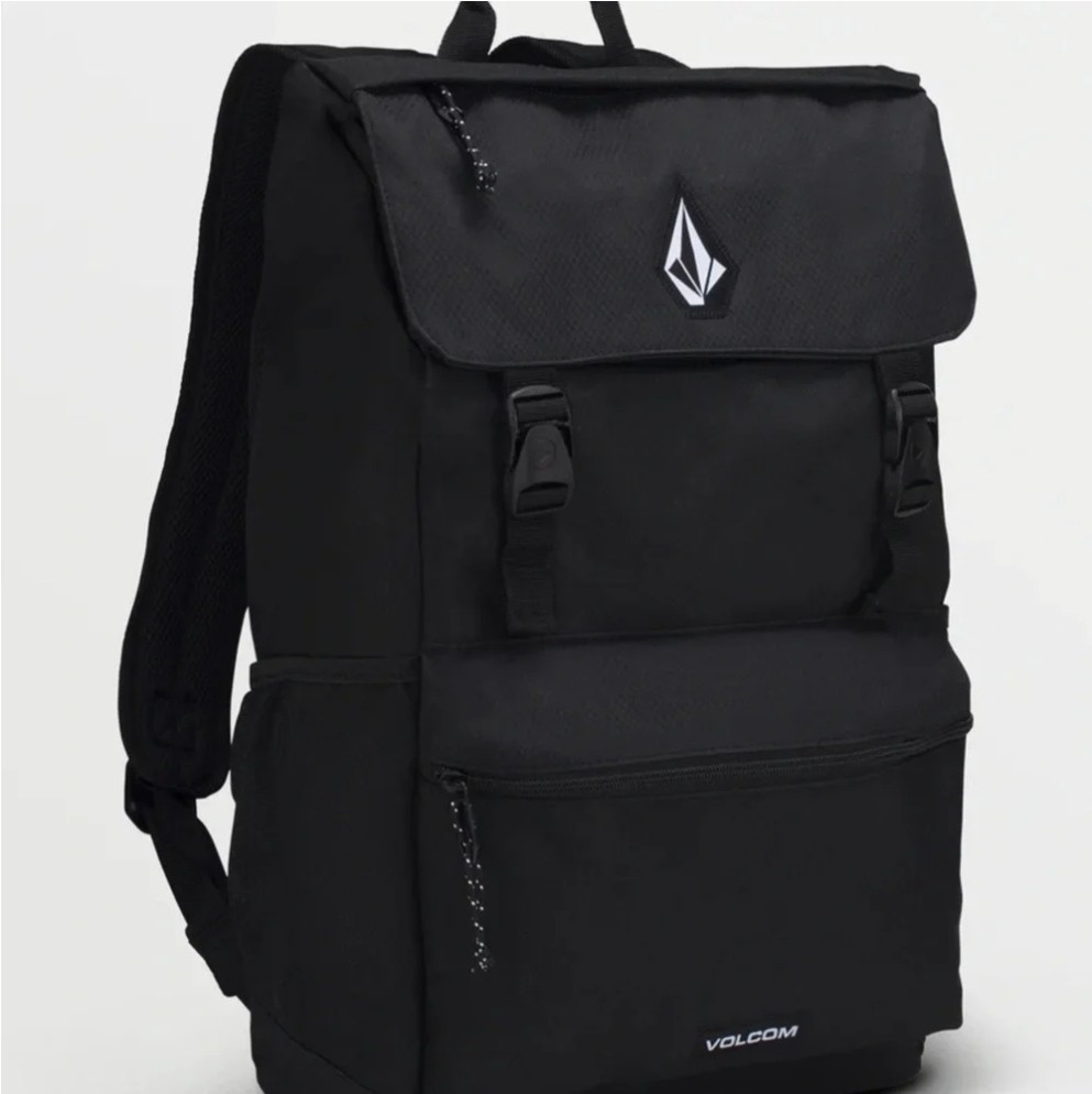 NEW! VOLCOM Trapper BACKPACK BLACK BAG School BEACH Travel SKATE Element STONE