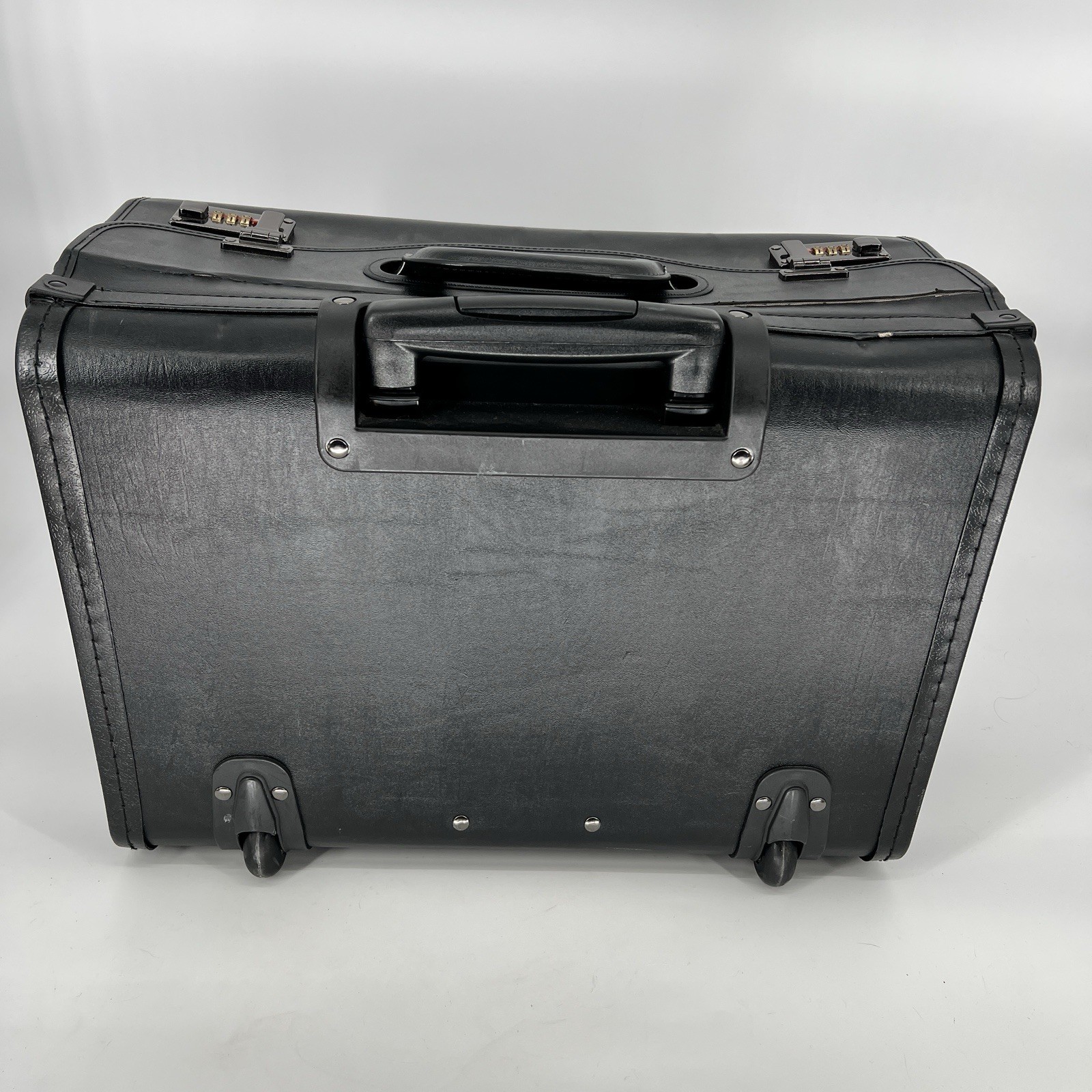 Alpine Swiss 19 Wheeled Briefcase Rolling Case Sales Sample Pilot Lawyer Attache