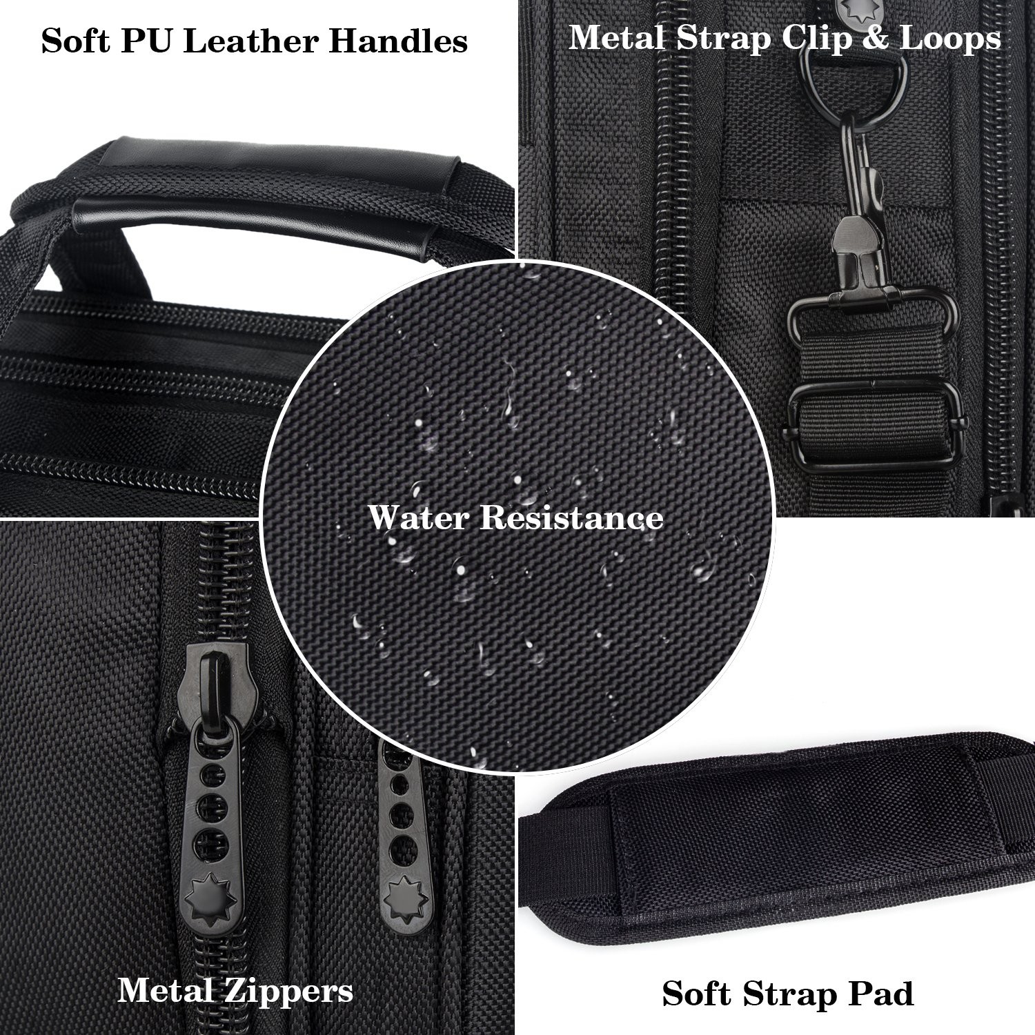 18 Inch Laptop Bag, Extra Large Briefcase for Men, Expandable Multifunctional La