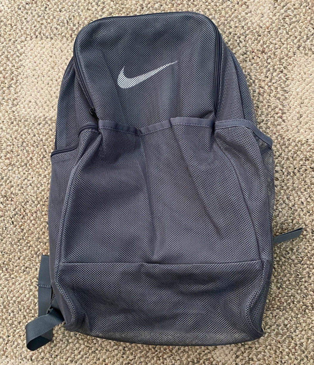 Nike Brasilia Mesh Backpack Back Pack School Gym Travel Bag BA6050-026 Large