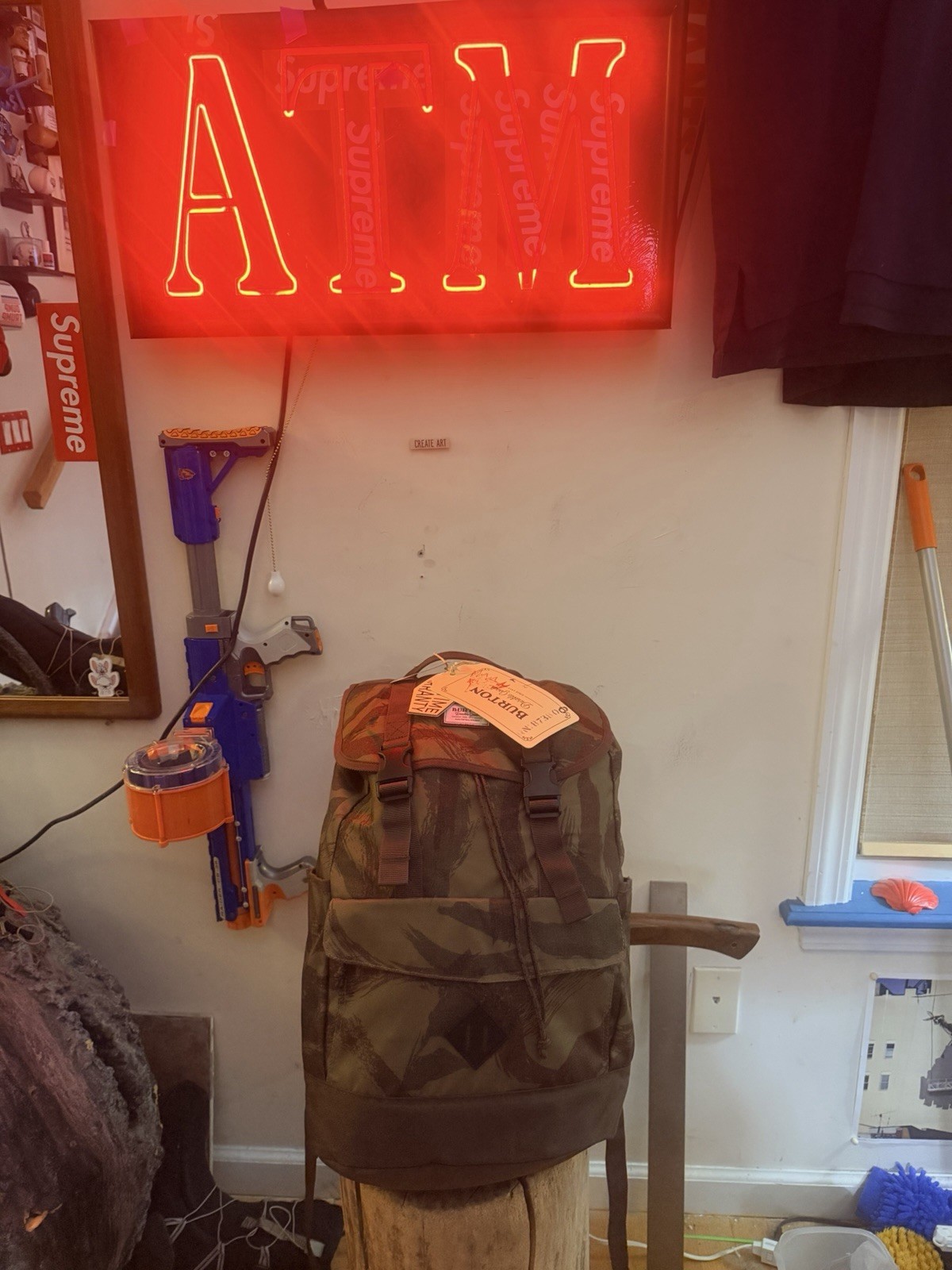 New 23L Burton Outing Pack Brushstroke Camo
