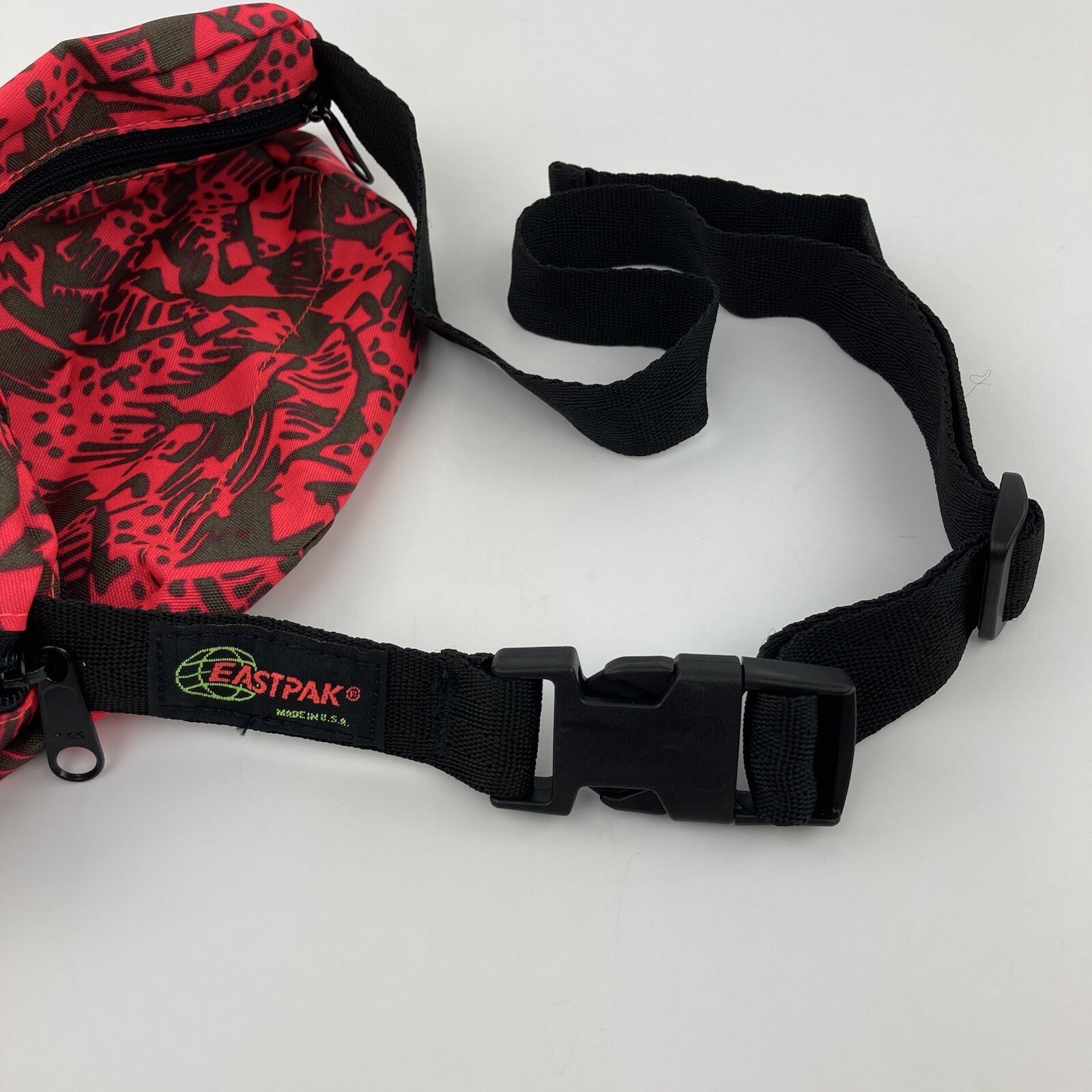 Vintage Eastpak Adjustable Fanny Pack All Over Print U.S.A. New w/ Tags RARE