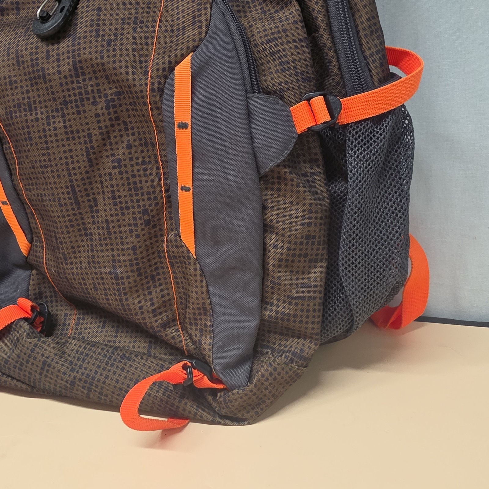 High Sierra Riprap Backpack Brown Digital Camo Laptop Bag Hiking School Travel
