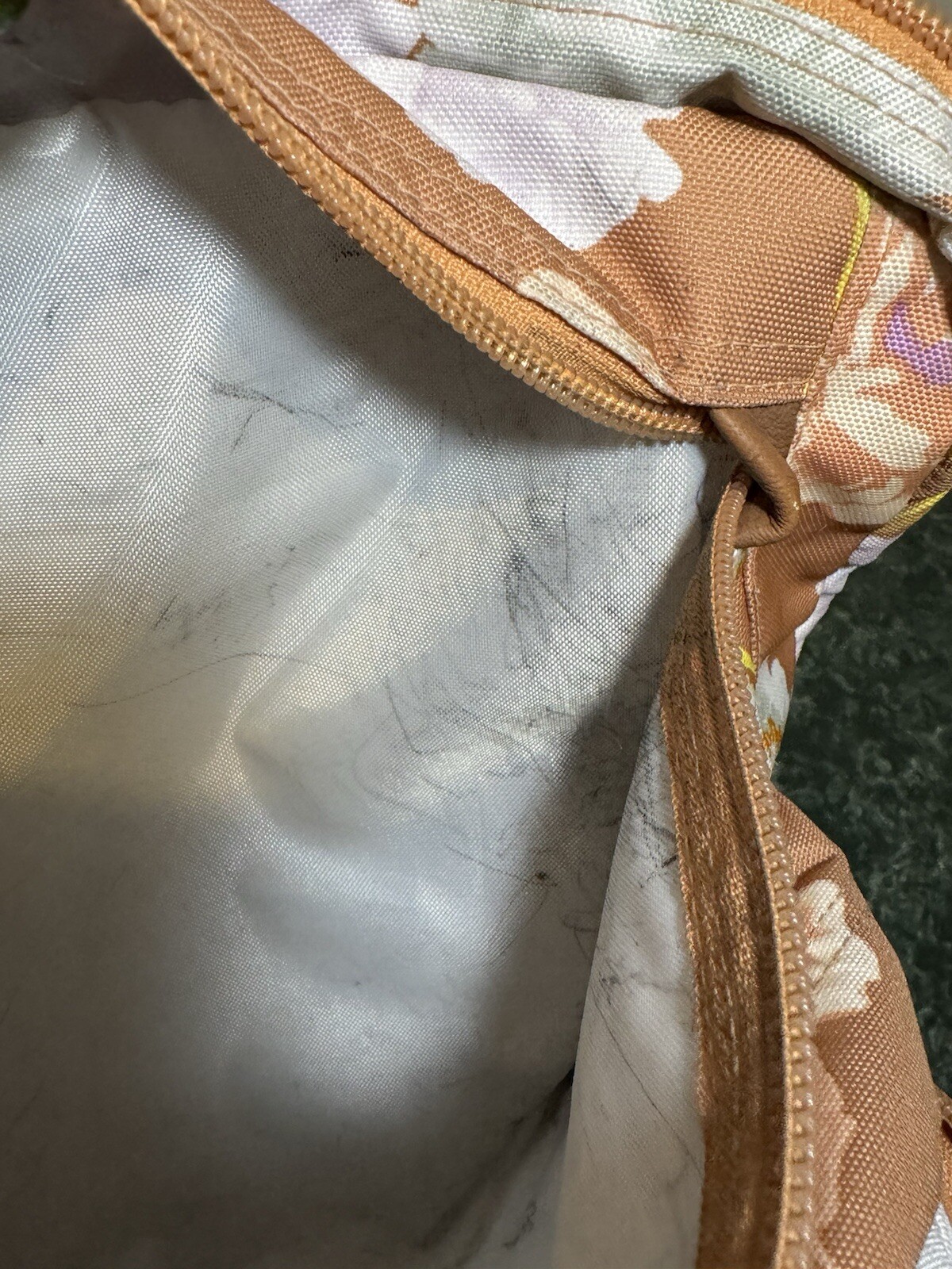 Jansport COOL STUDENT backpack tan floral See photos and READ