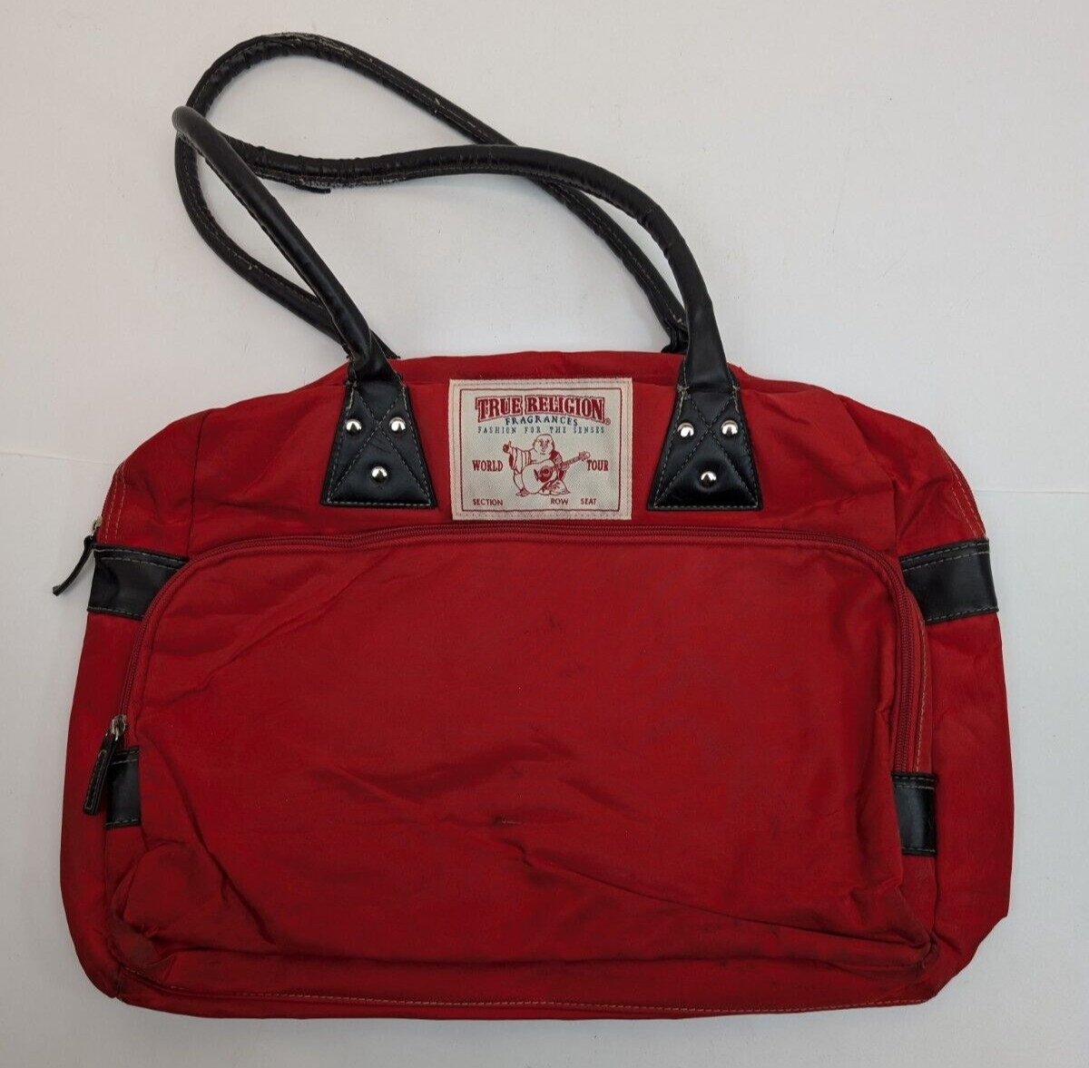 True Religion Fragrances Buddha World Tour Duffel Bag FLAWED