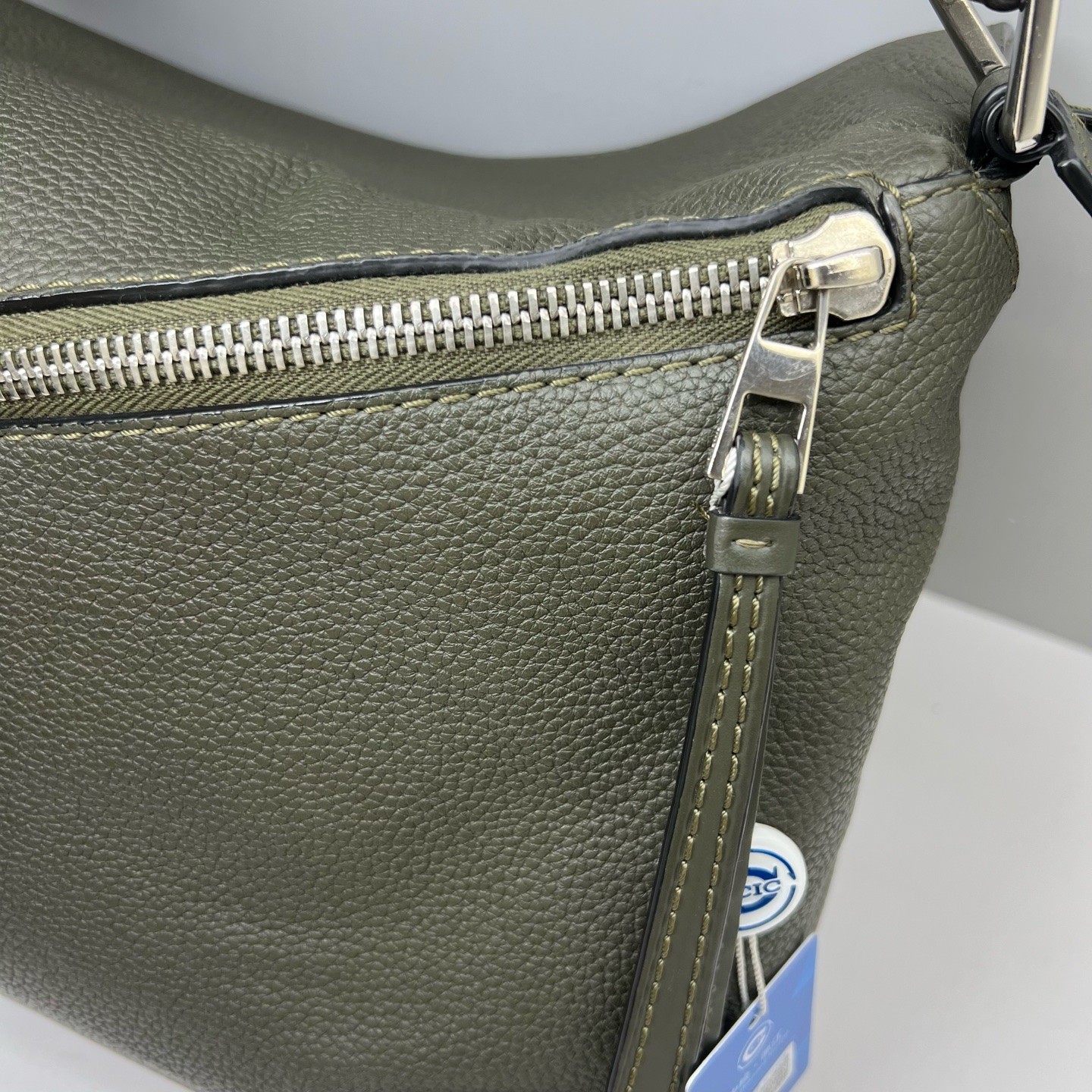 Loewe Pre-Owned Authentic Puzzle Crossbody Handle Bag Leather 35x24x15cm