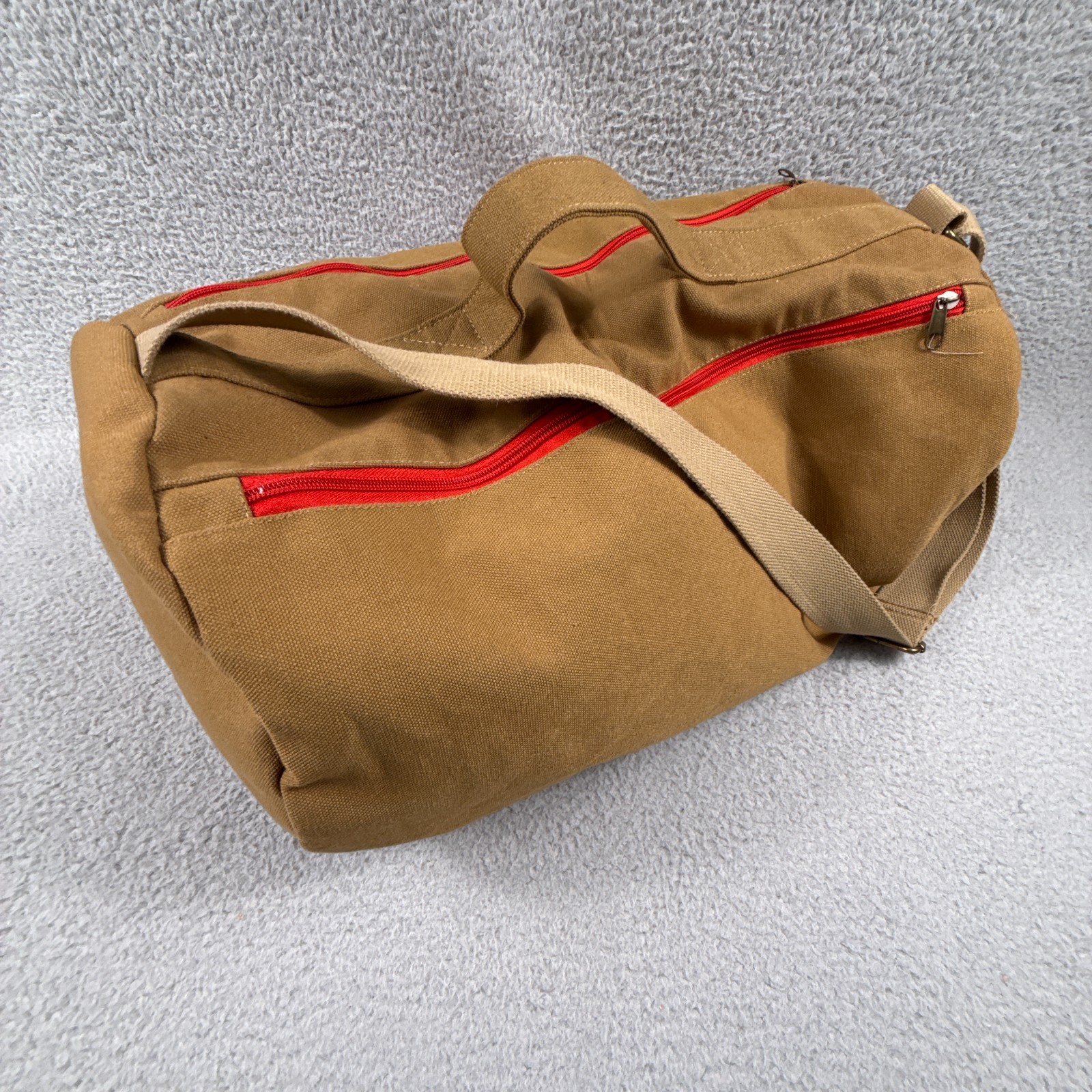 Kimes Ranch Bag Canvas Khaki Large Duffle Travel Western Cowboy Gear Gym Carry