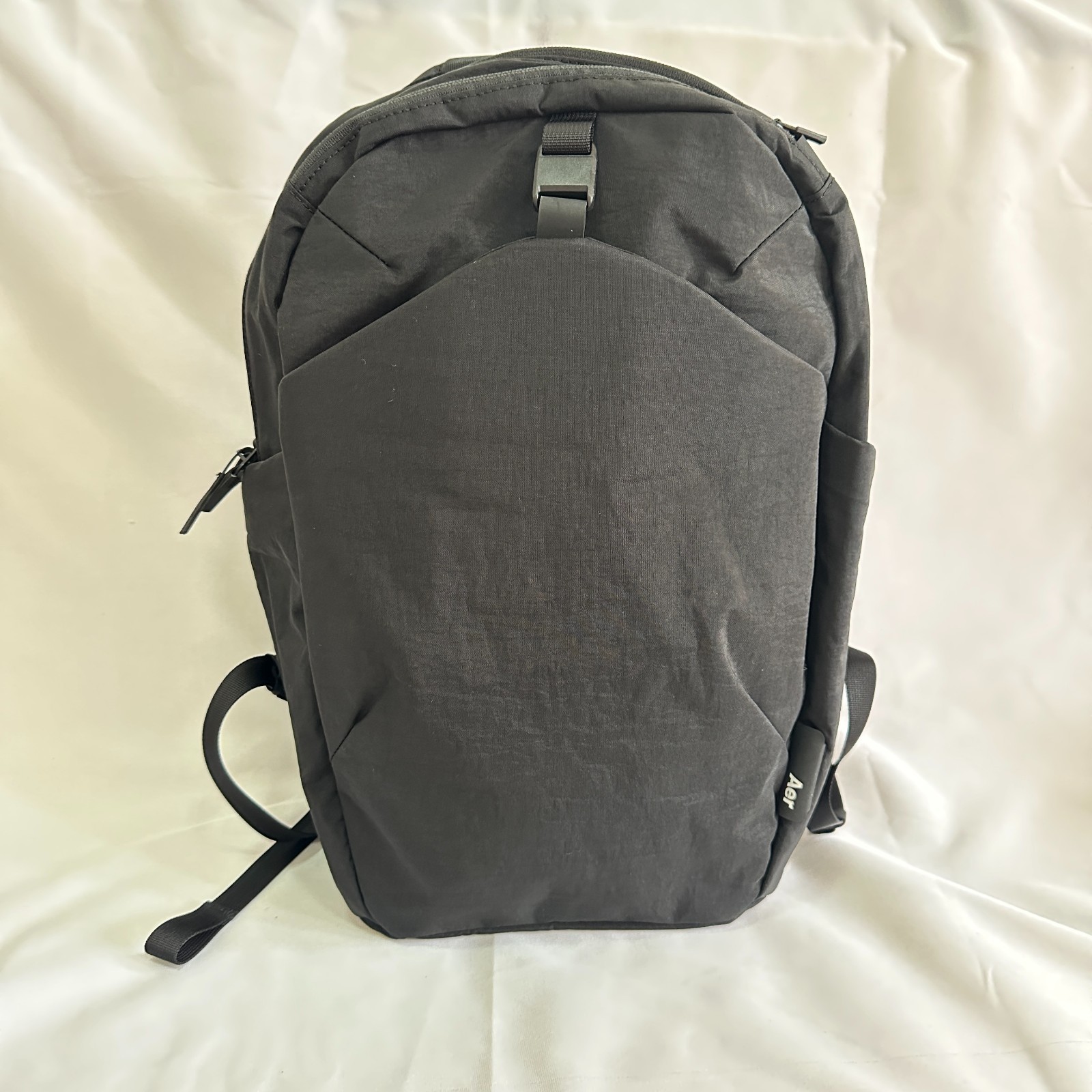 Aer Go Pack 2 20L Black – Packable Lightweight Travel Backpack for 16″ Laptop, B