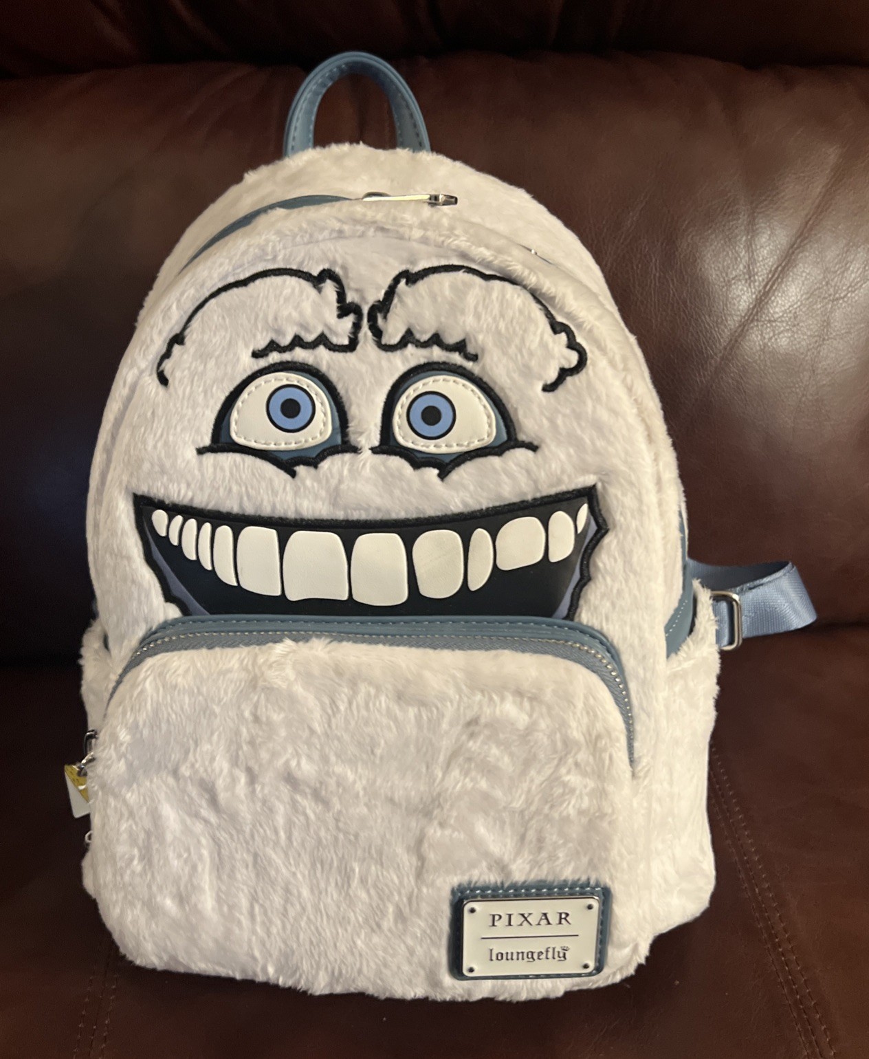 Brand New Loungefly Monsters Inc. Yeti US Exclusive Cosplay Mini Backpack