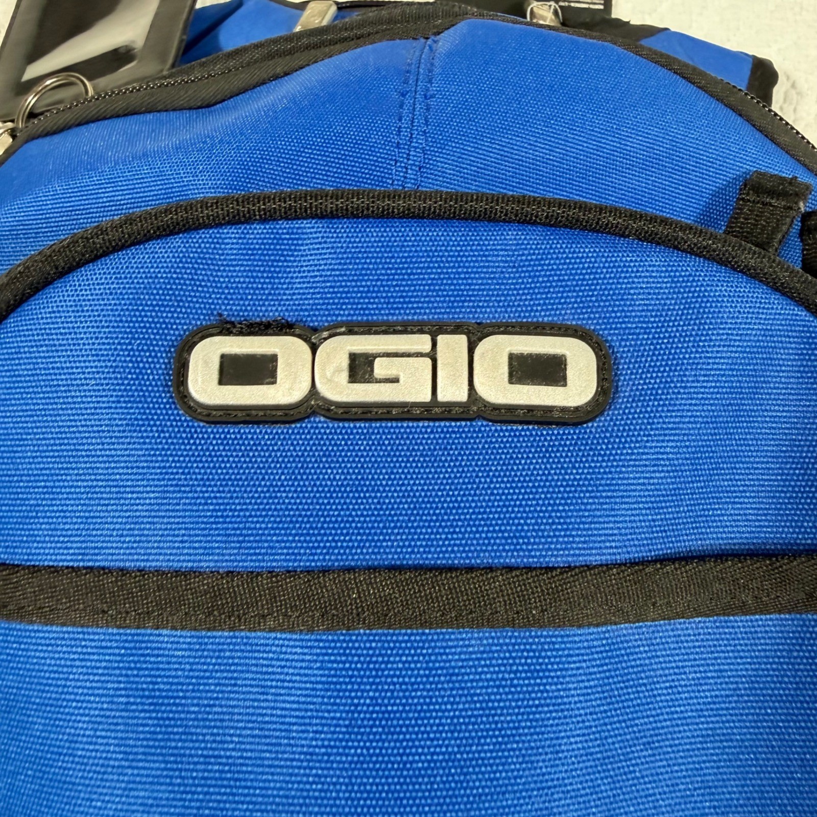 Ogio Street Tech Specs Unisex Backpack Laptop Sleeve Audio Pocket Blue NWT