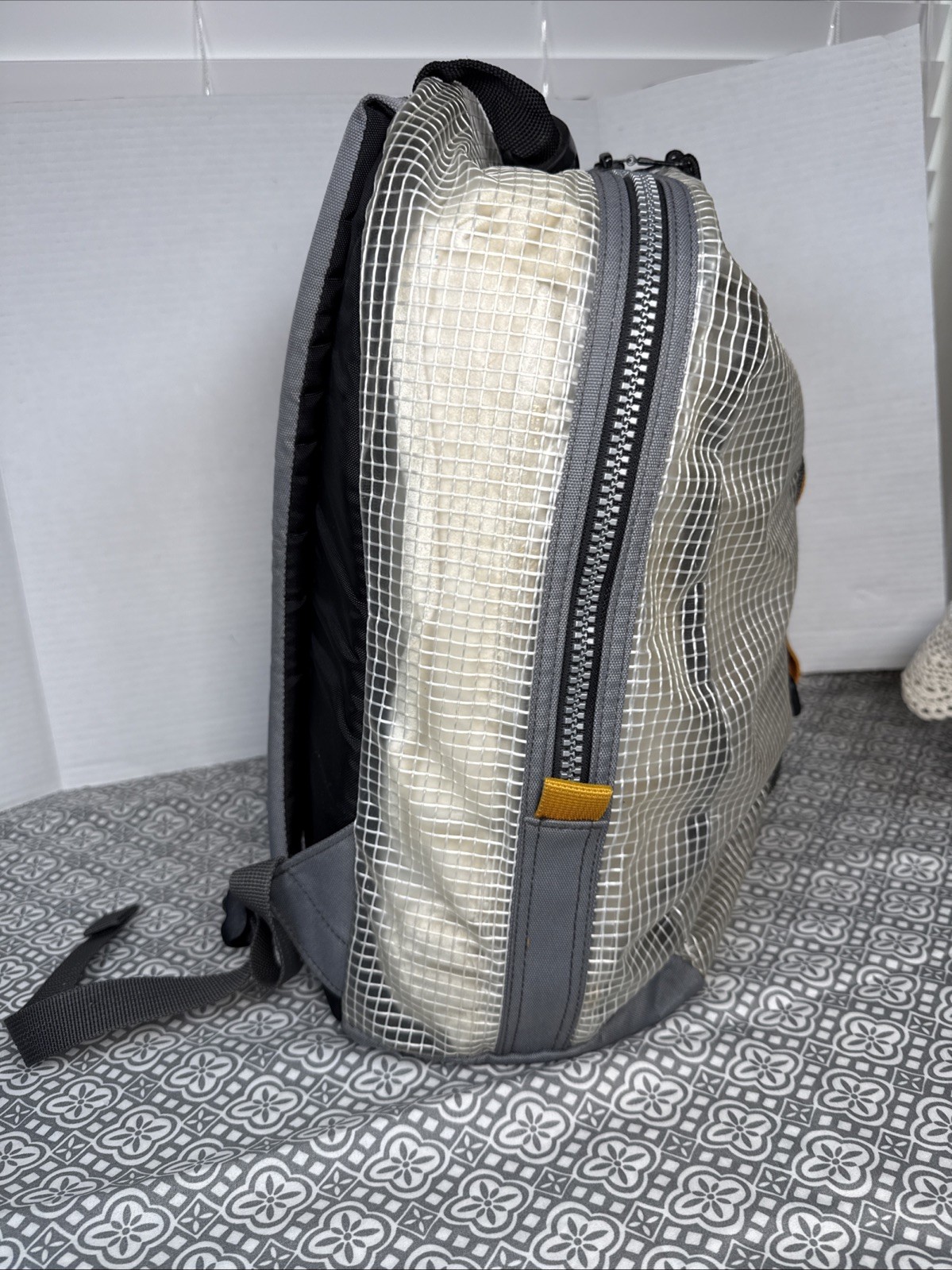 Eddie Bauer Clear Transparent PVC Multi-pockets Backpack