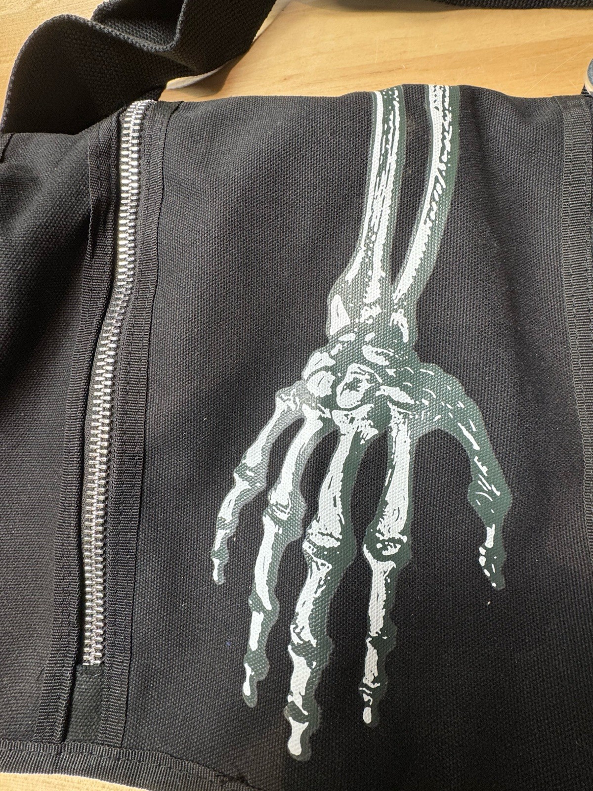 Black Skeleton Hand Gothic Punk Shoulder Bag Messenger Unisex Bag