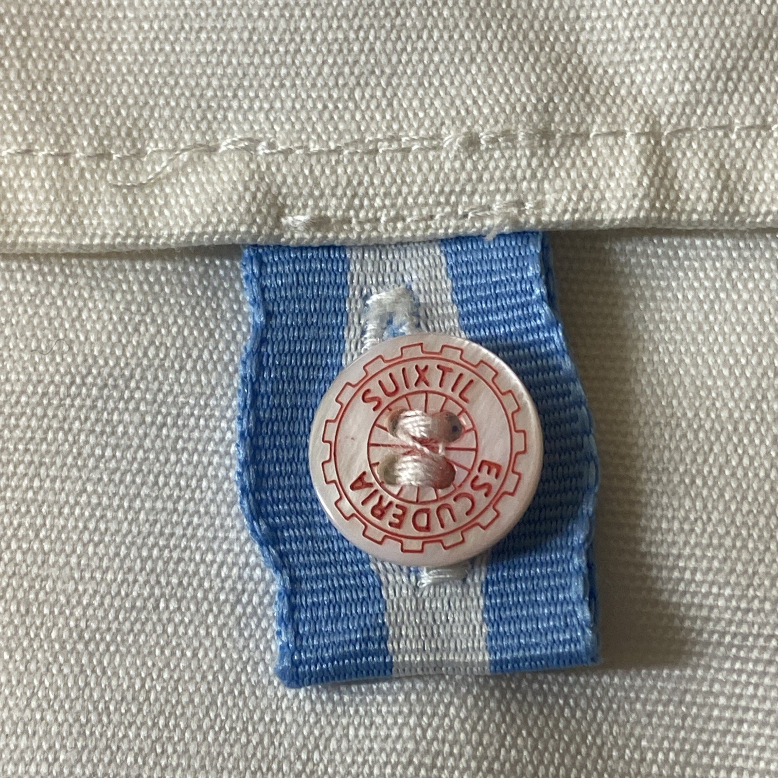 EUC Rare Suixtil Racing Member Escuderia Cotton Button Enclosure Product Bag