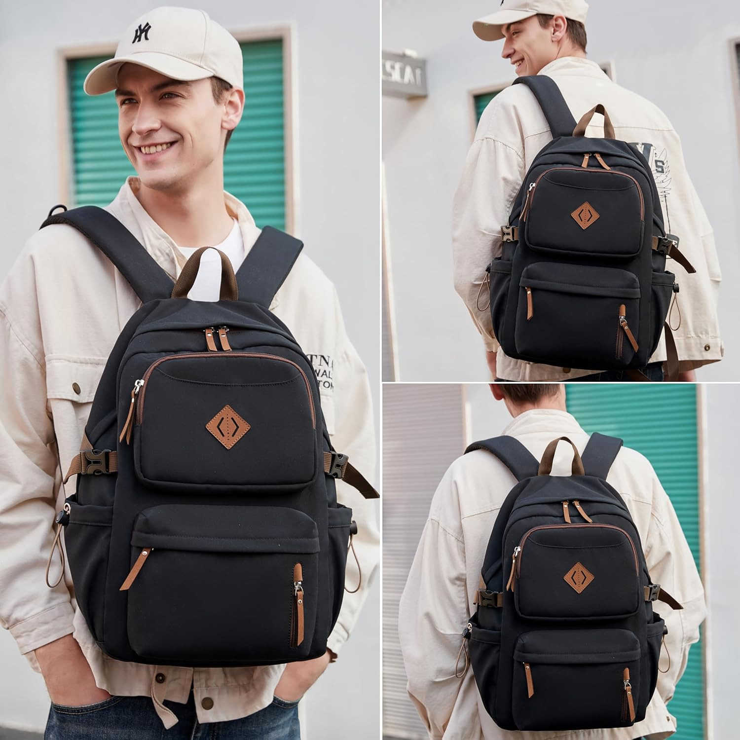 Laptop Backpack 15.6 Inch anti Theft Travel Backpacks for Men and Women Large Co