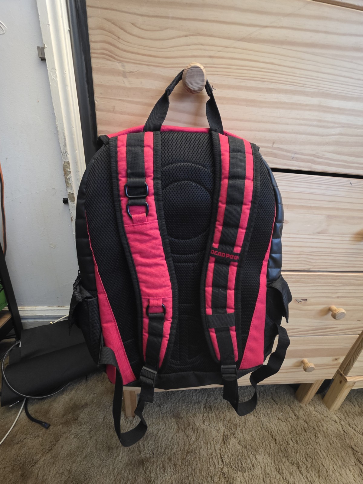 Marvel Comics Deadpool Cosplay Backpack Traveling Bag Laptop Bag Knapsack Gift