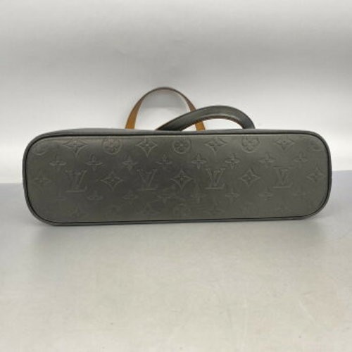 LOUIS VUITTON Monogram Matte Wilwood M55102 Black Tote Bag Used