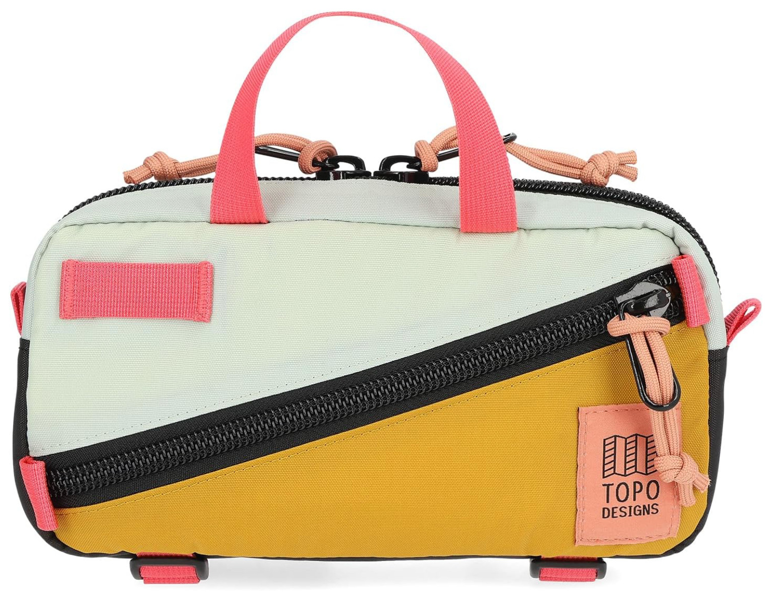 Topo Designs Mini Quick Pack Sling Waist Bag EDC Bike Commute Mint Mustard