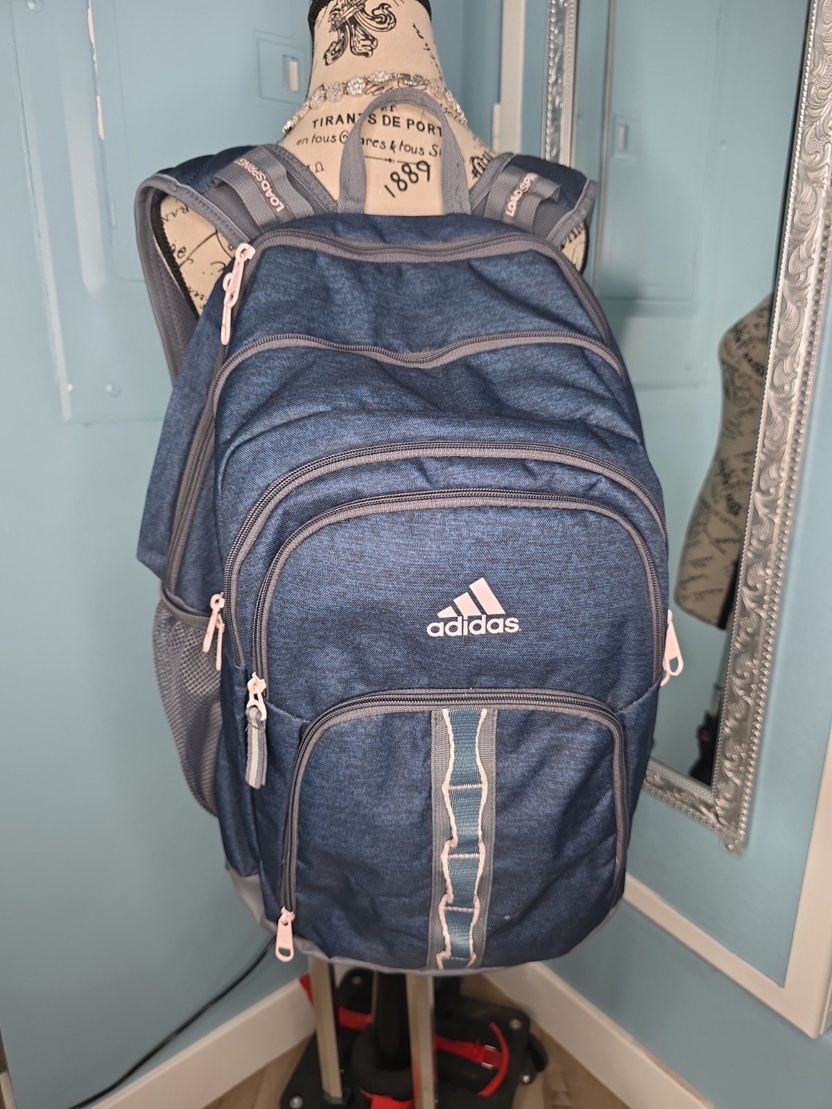 Adidas Prime 7 Backpack Brasilia Student Hustle Sport Classic