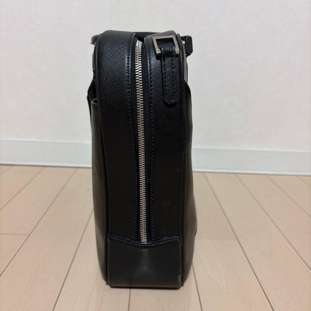Montblanc Briefcase Business Bag 37cm 27cm 9cm Black Leather Professional