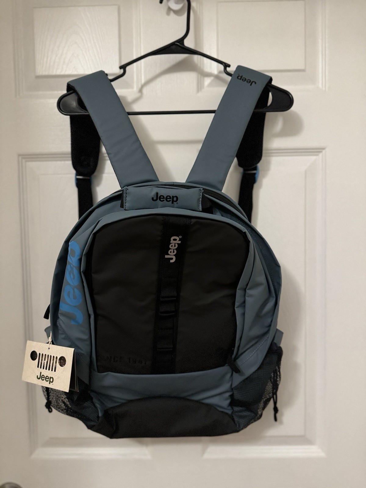 Jeep Backpack Gray Black Laptop Travel School Bag NWT