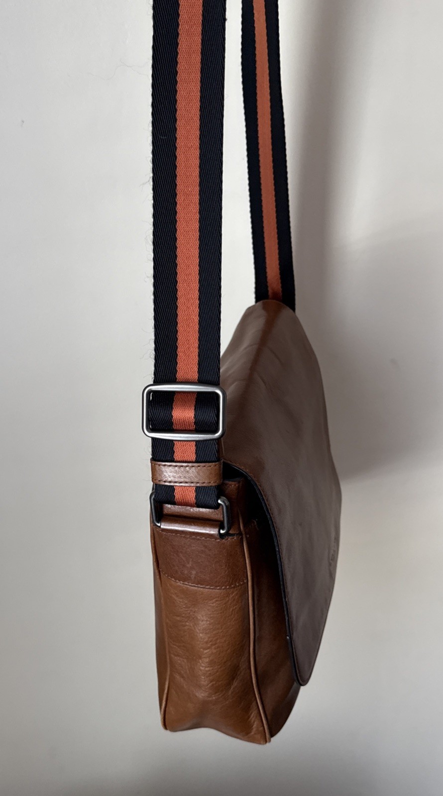 Coach Metropolitan Map Bag Tan Brown Sport Calf Leather Flap Messenger #72116