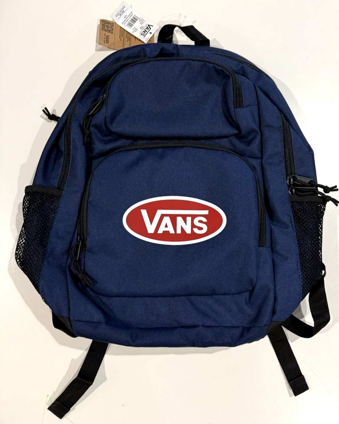 Vans Holden Adjustable Padded Backpack Rucksack Bag Blue New