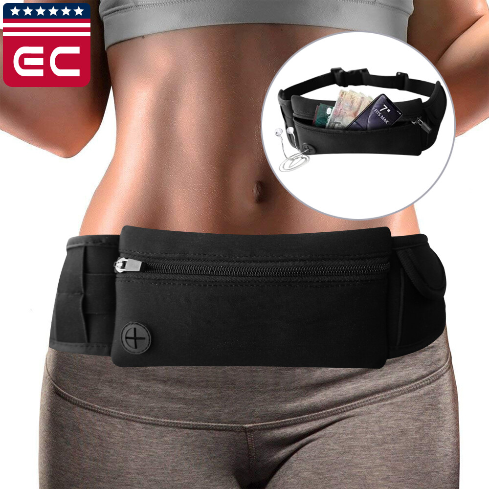 Running Bum Bag Fanny Pack Travel Waist Money Belt Zip Hiking Pouch Wallet Sport