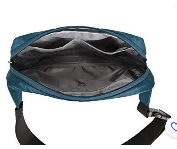 Travelon World Travel Essentials Convertible Sling/Waist Pack Peacock Teal @