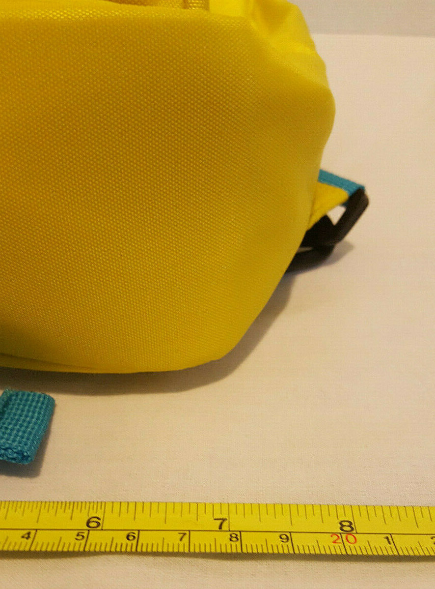 Cat & Jack Yellow Boys Shoulder Pack 2 Zipper Compartments Adjustable strap