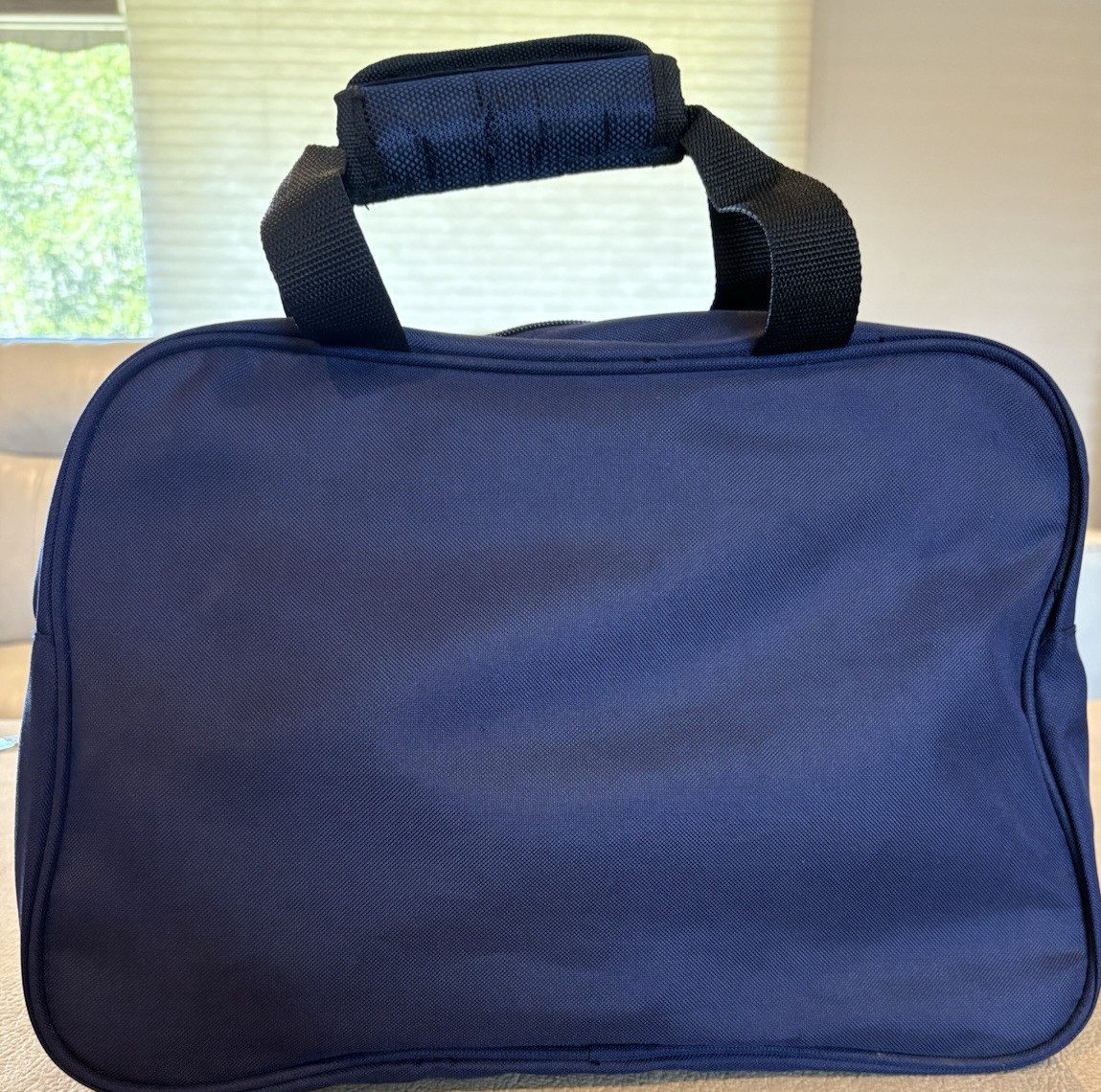 JEEP Authentic Blue Messenger Bag Carry On Travel Tote With Handle Strap