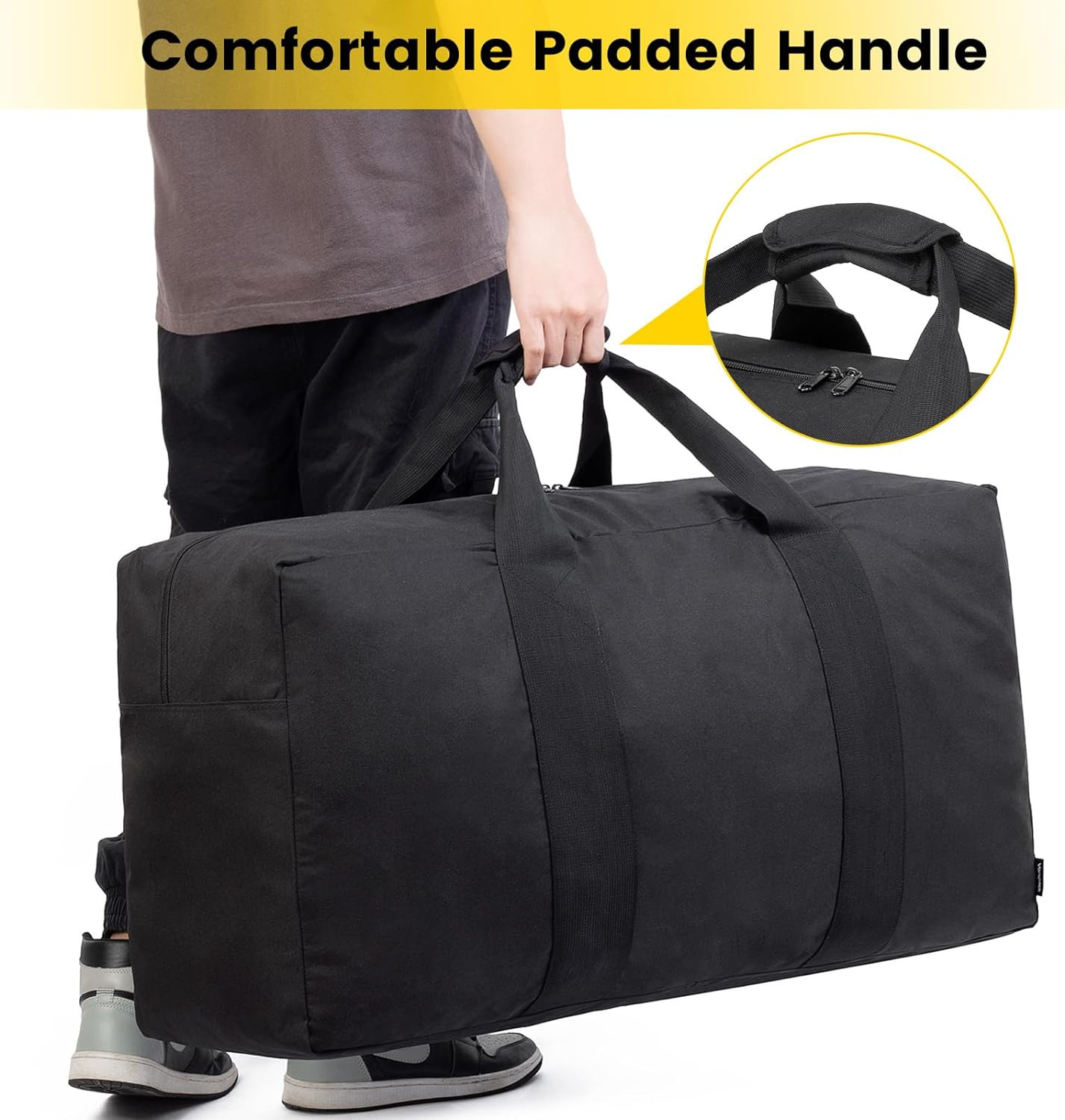 Extra Large Duffle Bag for Travel – 100L Duffel Bag for Men Gear Bag for Storage