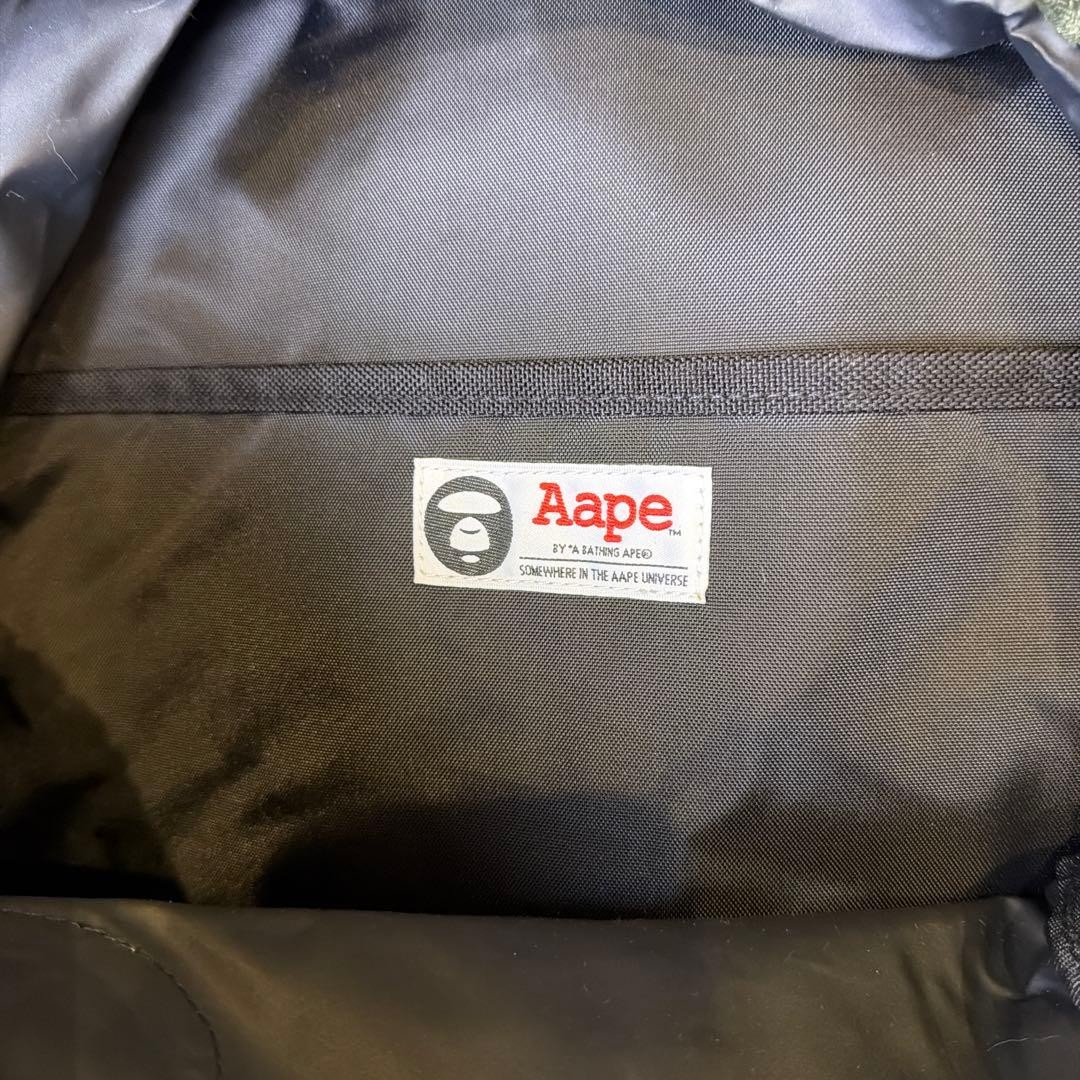 AAPE BY A BATHING APE Camouflage Backpack BNIB Rare 42cm x 35cm