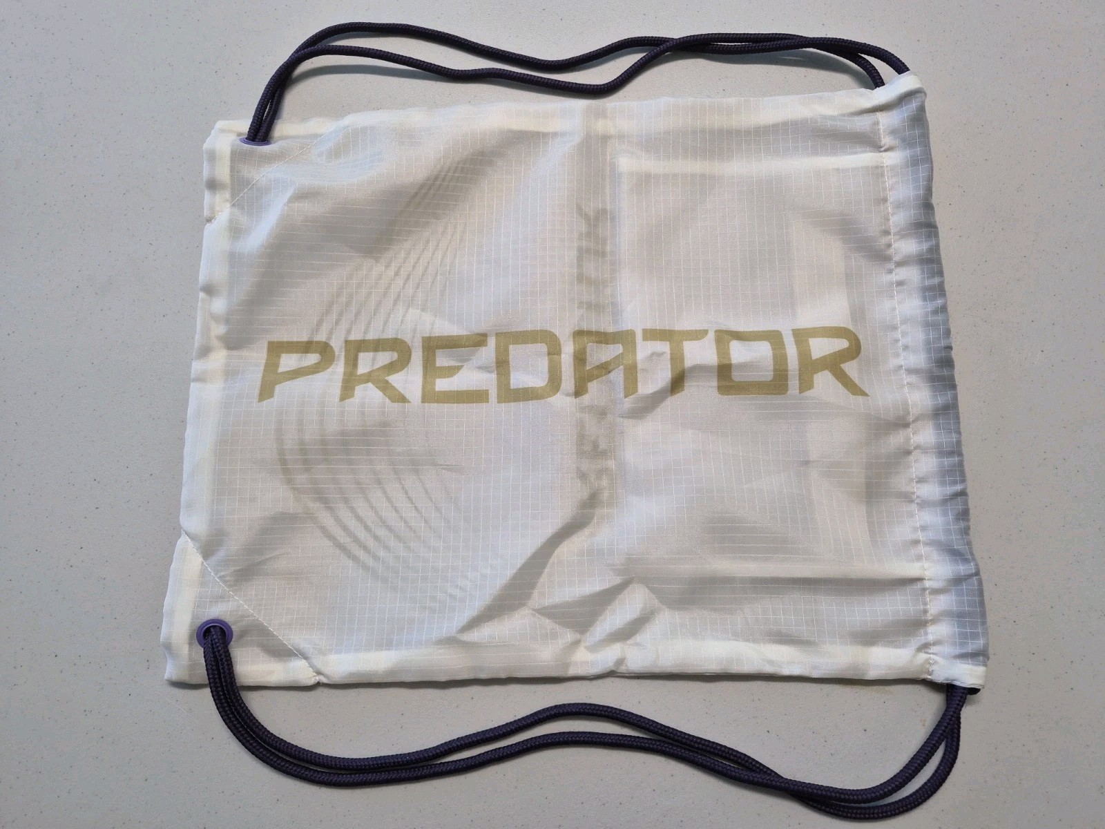 Adidas Predator Drawstring Shoebag Only “Road To Glory” Series Zippered Pocket