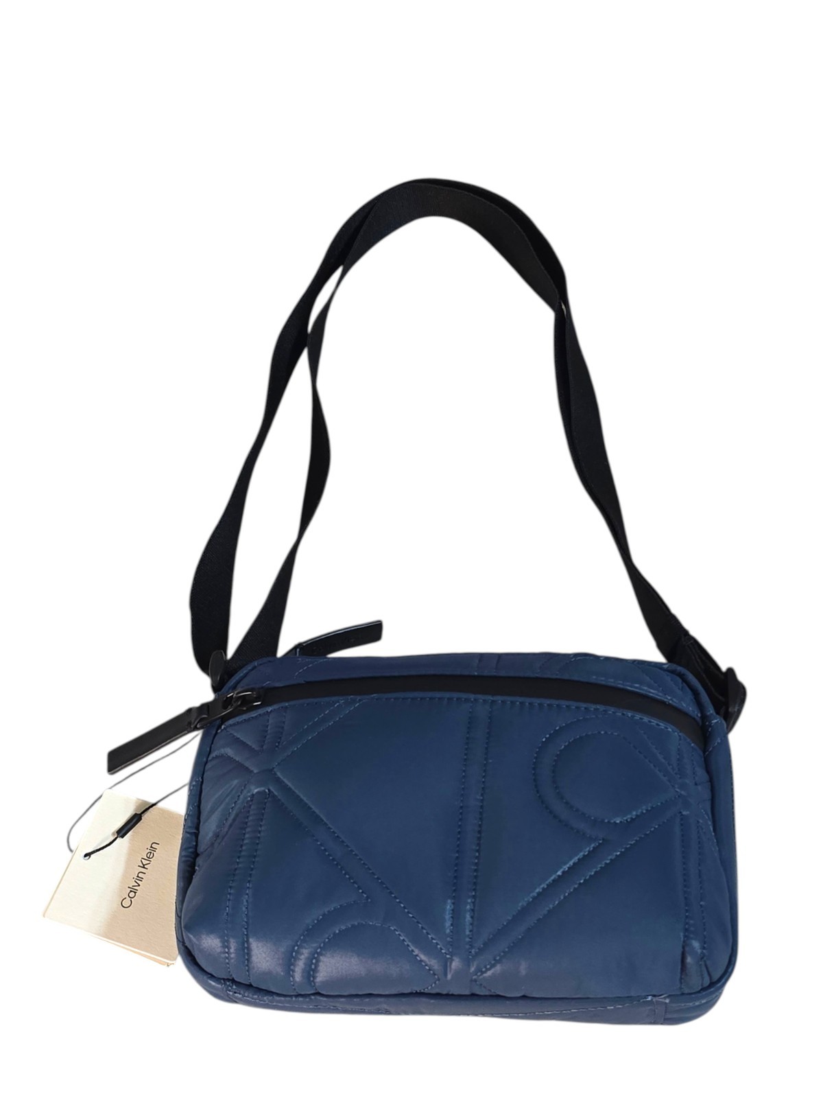Calvin Klein Men s Puffer Camera Bag – Blue NWT MSRP $89