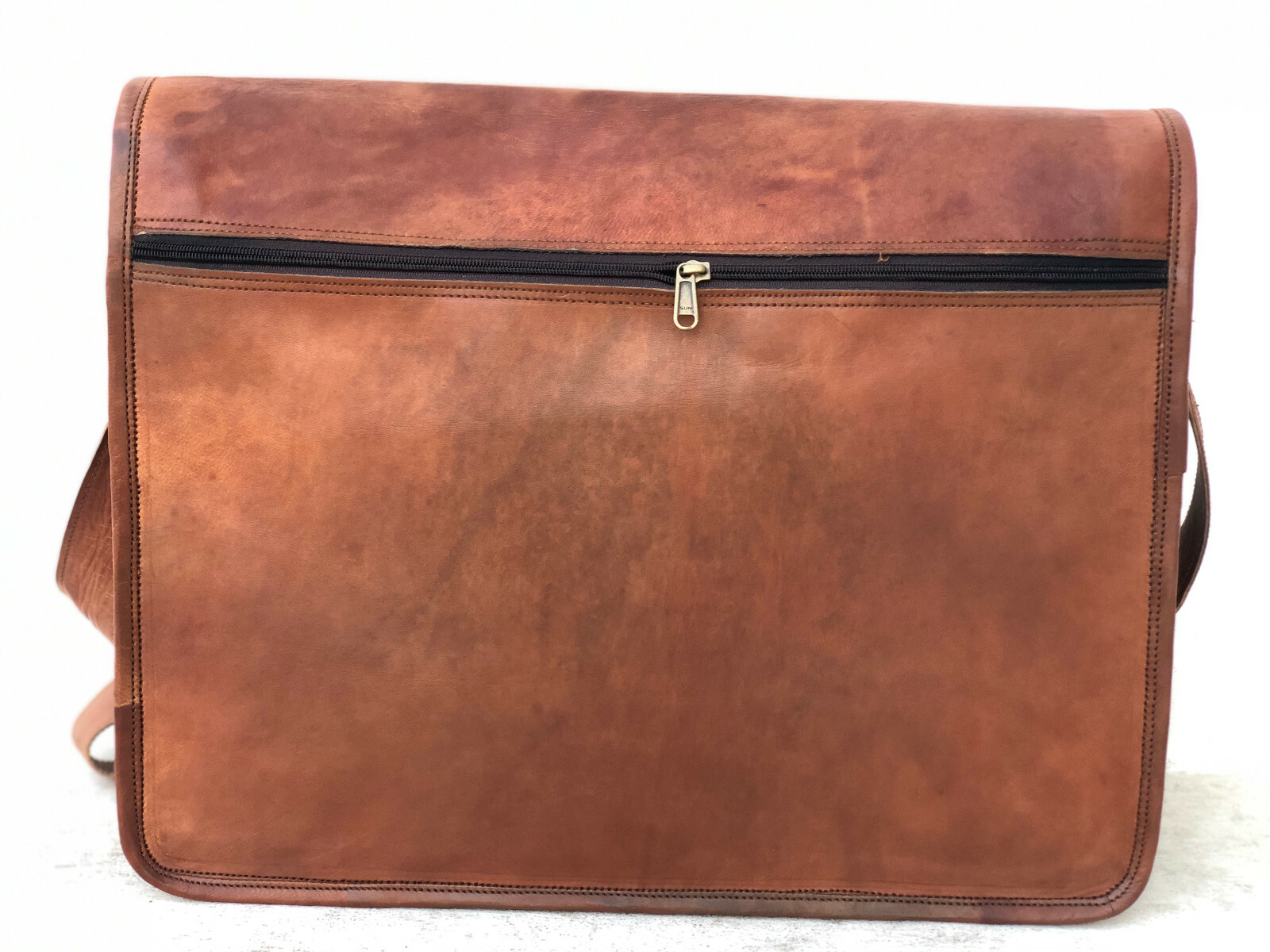 Men’s Pure HIde Laptop Messenger Shoulder Briefcase Satchel Bag