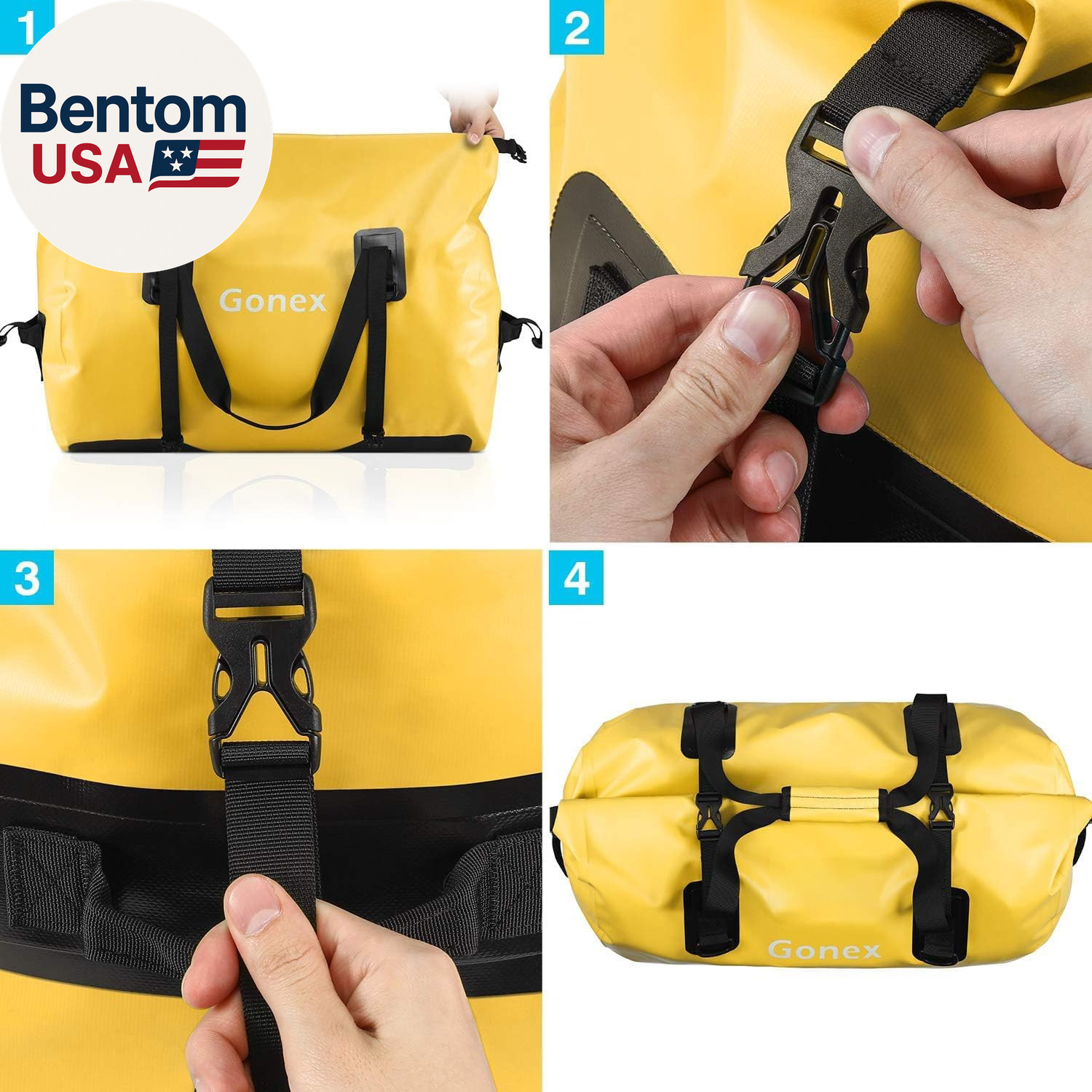 Extra Large Waterproof Duffle Travel Dry Duffel Bag Heavy Duty Bag with Durable