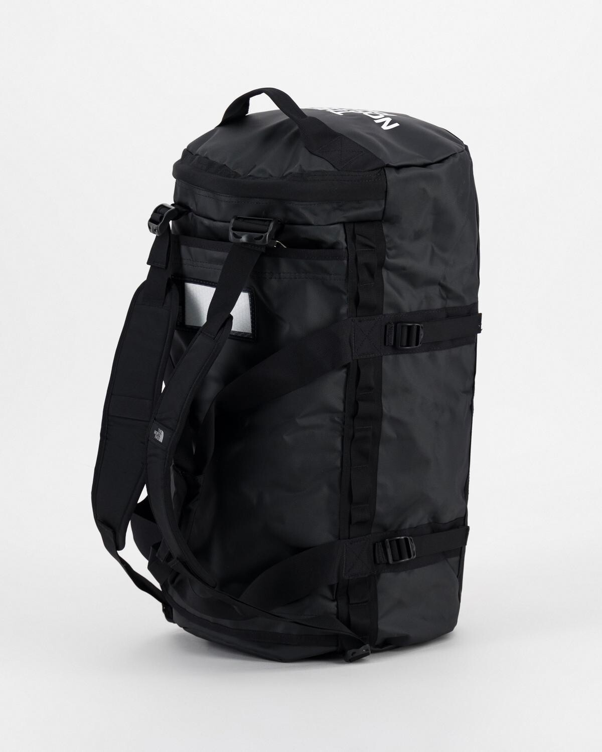 The North Face Medium Base Camp Duffel Packable Travel Backpack – Black / White