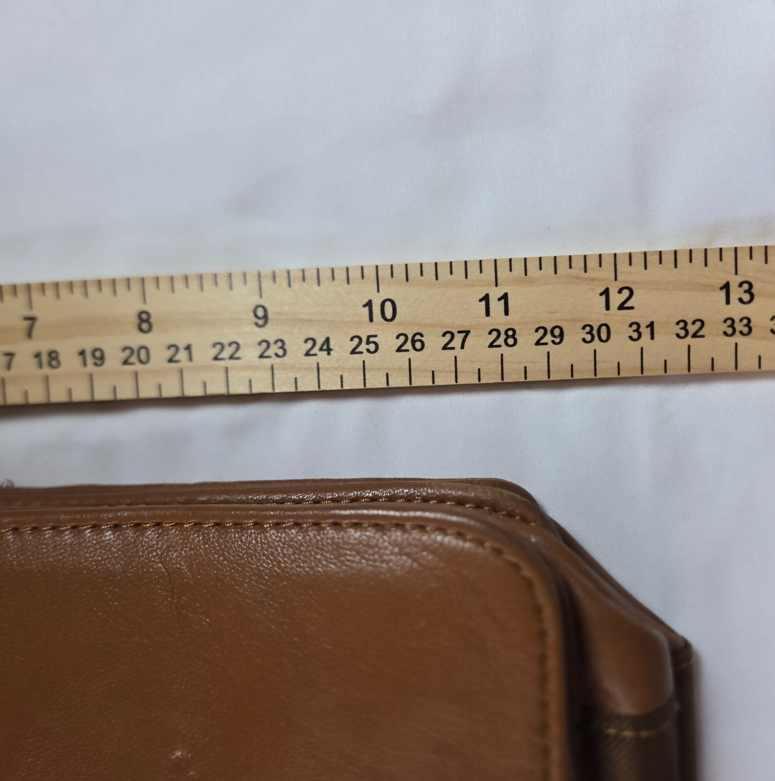 Wilson Leather Leather Messenger Bag Chestnut Pecan Camel Brown Warm