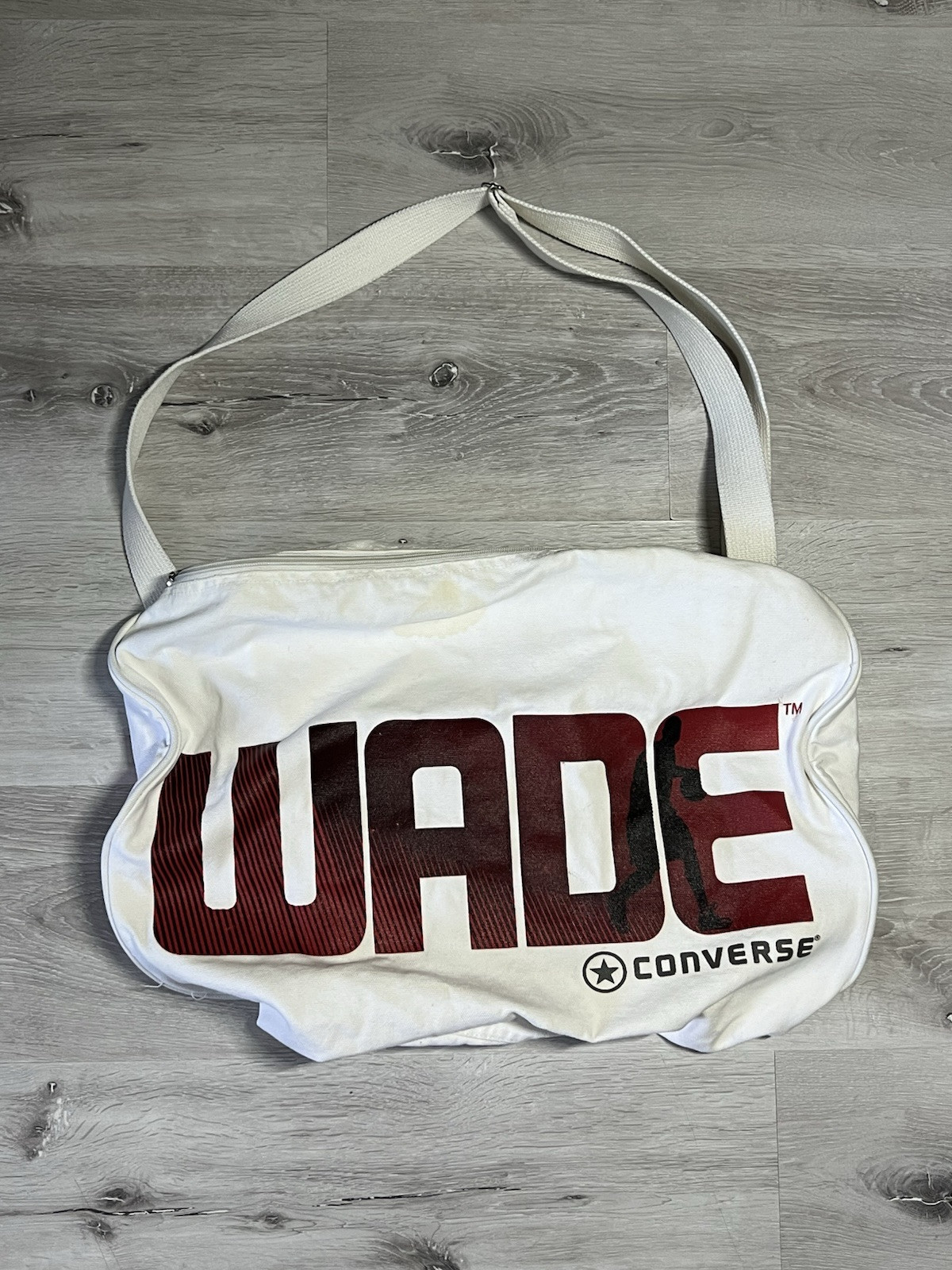 Vintage Converse All Star Dwayne Wade Large Duffle Bag. Y2K Promo Friends & Fam