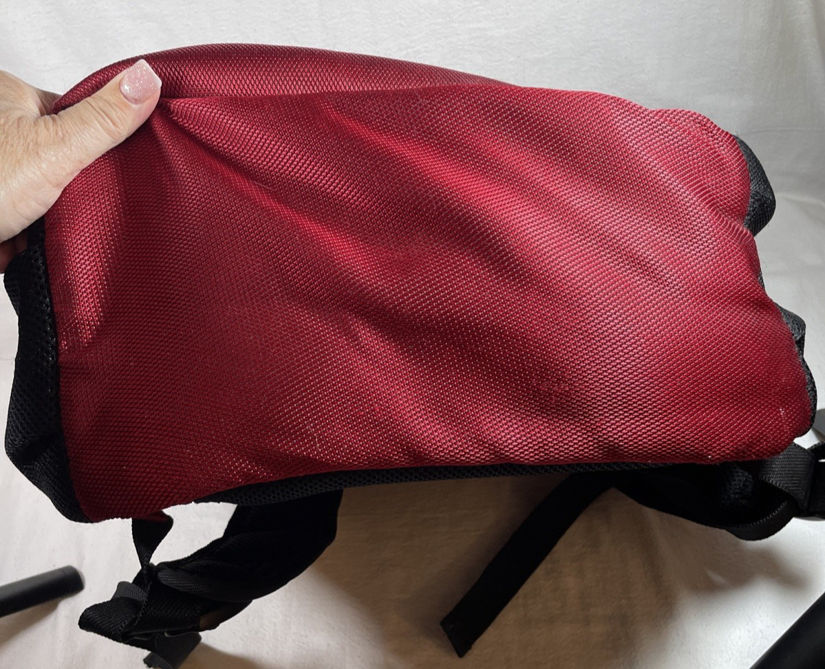 SwissGear Airflow Backpack Red Black Multi Pocket Laptop Travel School Bag