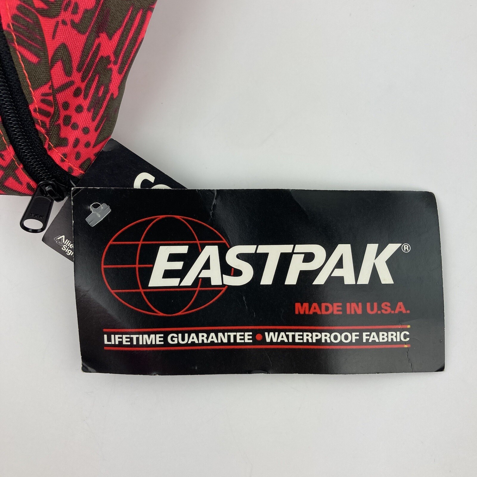 Vintage Eastpak Adjustable Fanny Pack All Over Print U.S.A. New w/ Tags RARE