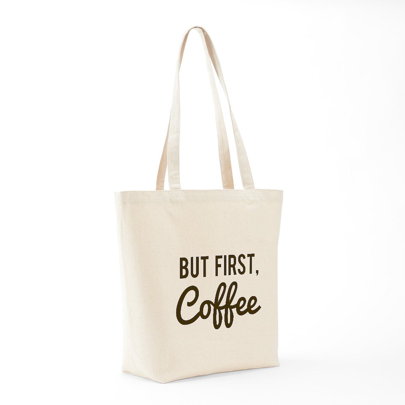 CafePress But First Coffee Tote Bag (1024319428)