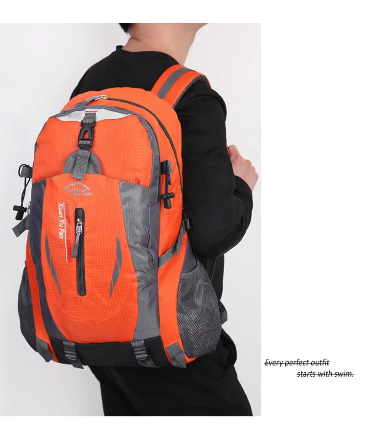 Travel Bag w/ Laptop Sleeve & Waist Shoulder Backpack For Men Women Camping Bag
