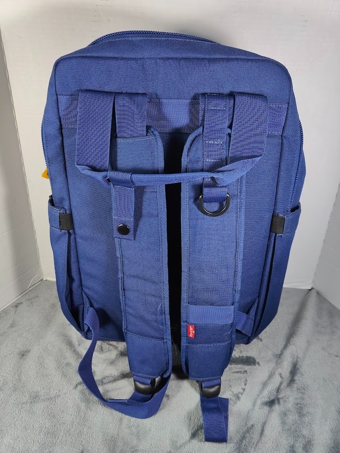 Levi Strauss Multicolor Navy Blue Backpack Recycled Bottles