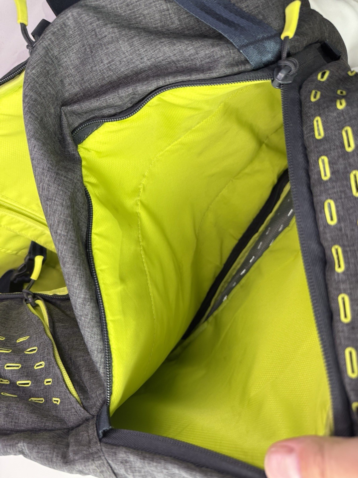 Apera Bags Locker Pack in Graphite Large Backpack – Antimicrobial 20”x12”