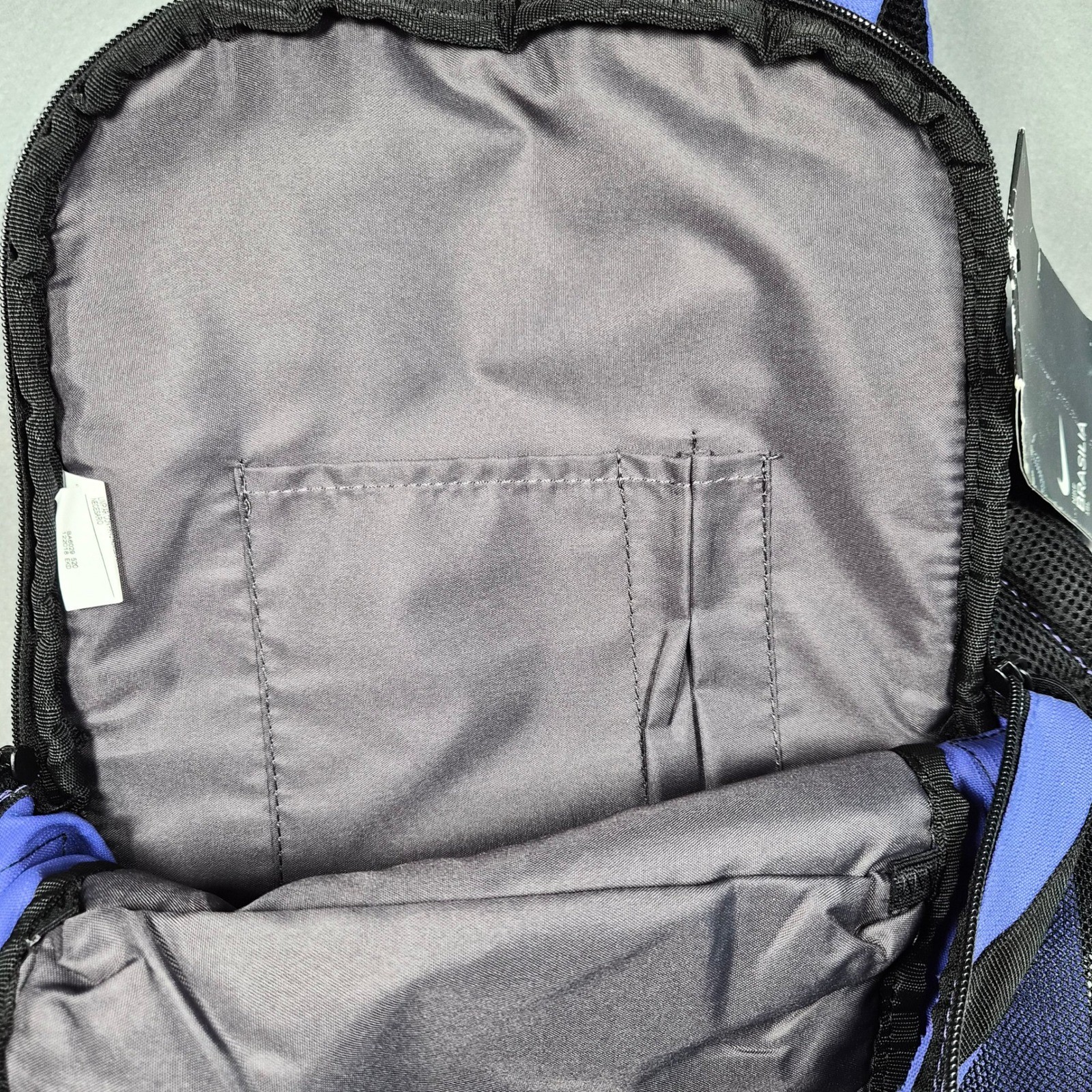 Nike Brasilia JDI Backpack Blue Bright Crimson BA6029-520 18L NEW