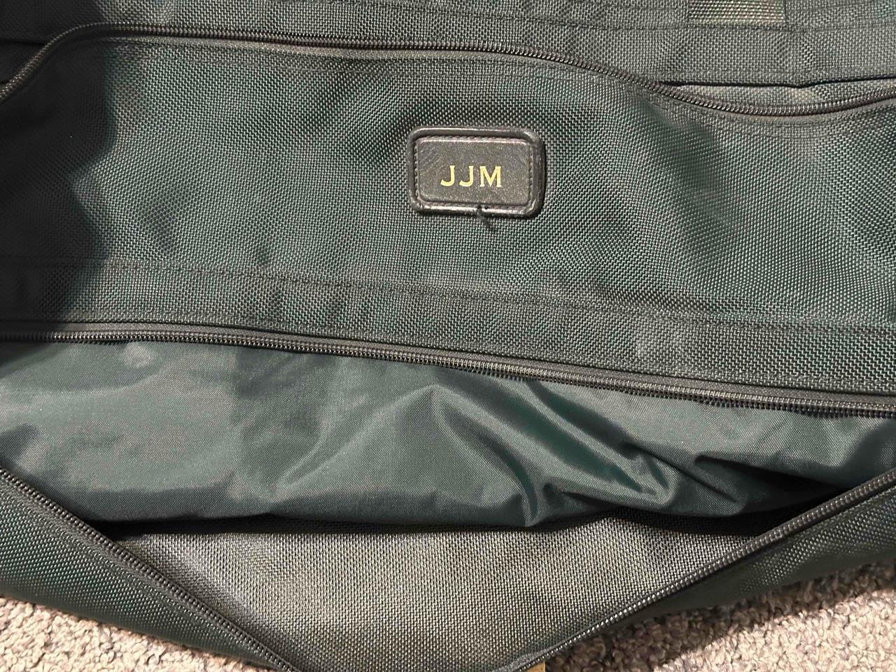 Tumi Alpha Ballistic Nylon Carry On Duffel Weekend Gym Bag Green Large Free Ship
