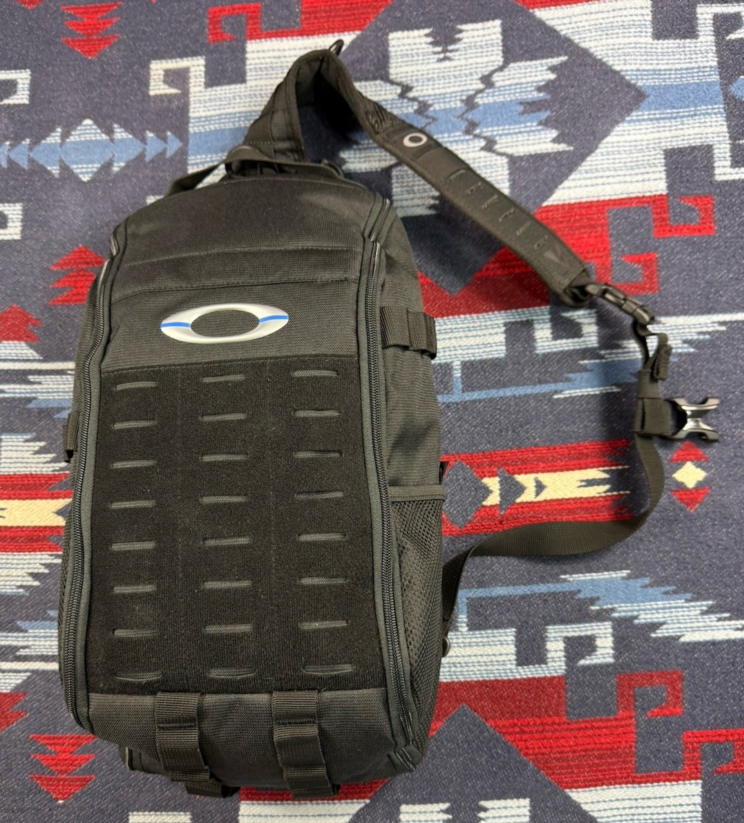 Vtg Y2K Oakley Sling Tactical Software Pilot Shoulder Messenger Bag Backpack