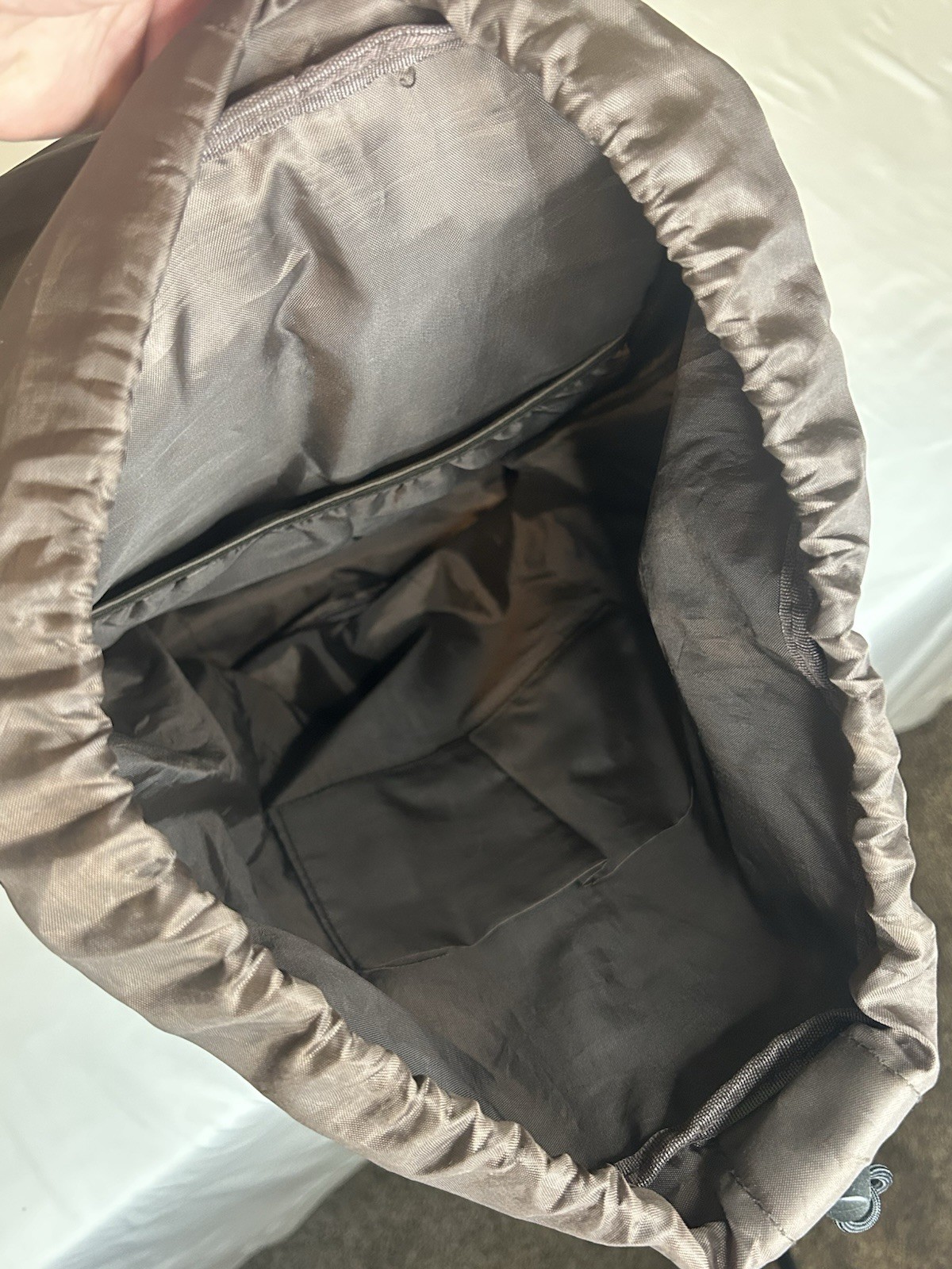 Kaukko Vintage Canvas Backpack Black Brown Strap Laptop Travel School Bag