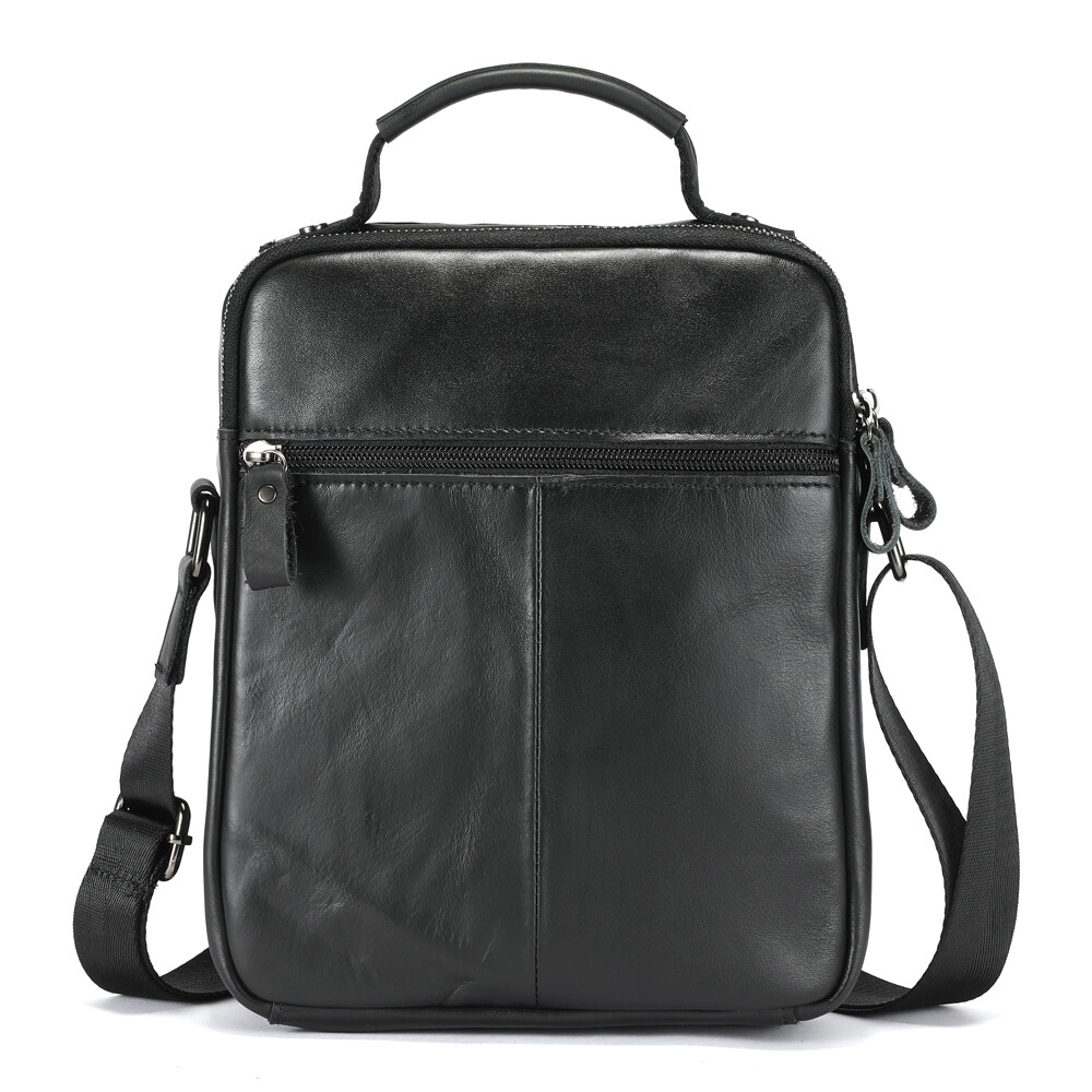 Men’s Shoulder Messenger Bag Business Genuine Leather Handbag Outdoor Sport Bag